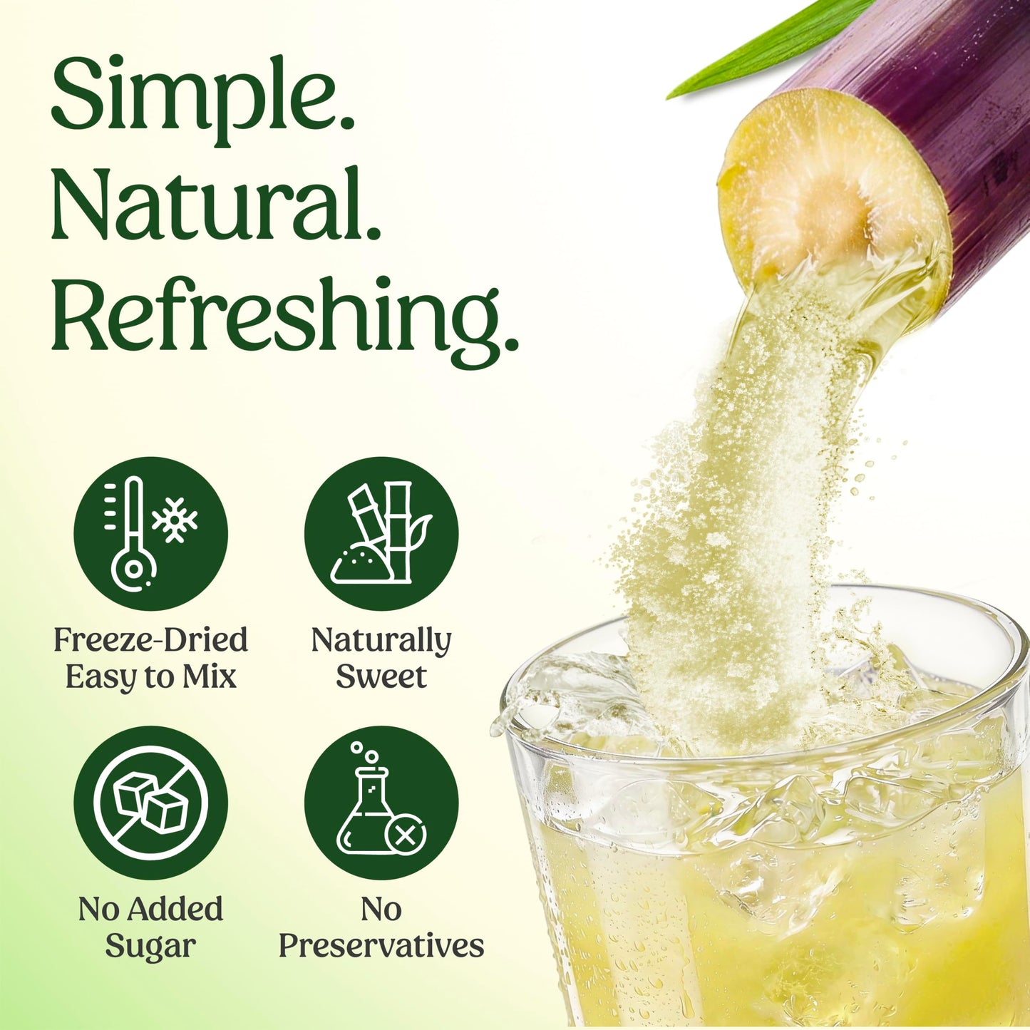 Vinamit Freeze Dried Sugarcane Juice Powder, 14