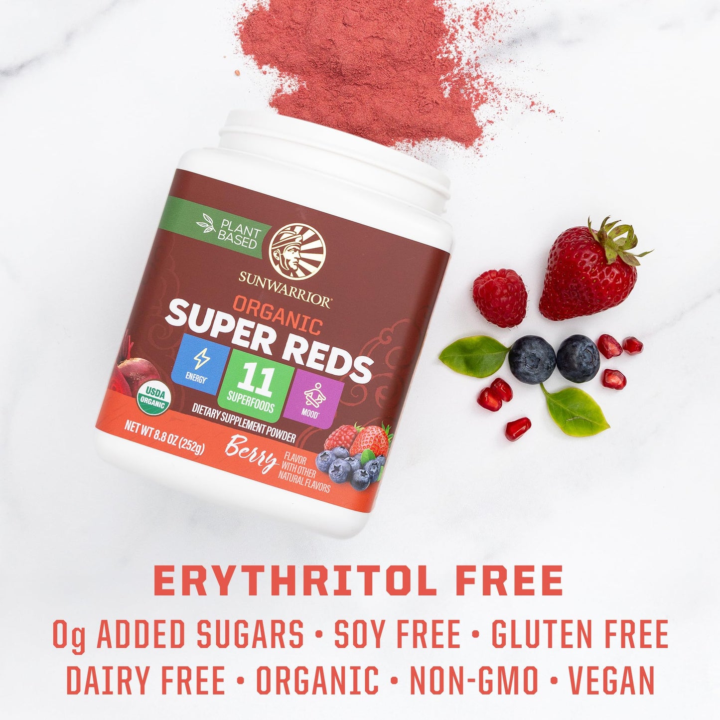 Sunwarrior Organic Super Reds Powder