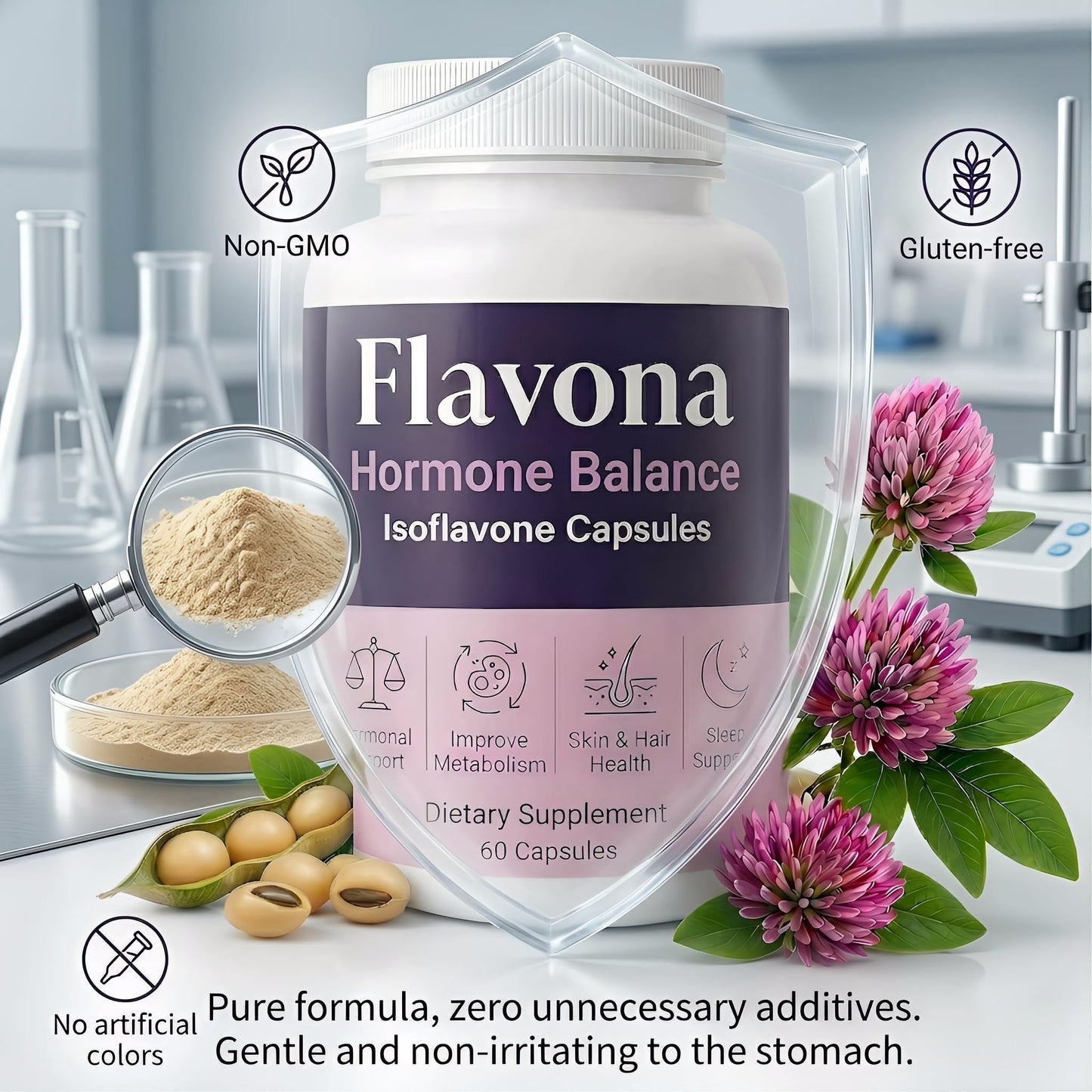 Kunnozz Flavona Hormone Balance for Women Capsule, 60 Capsules