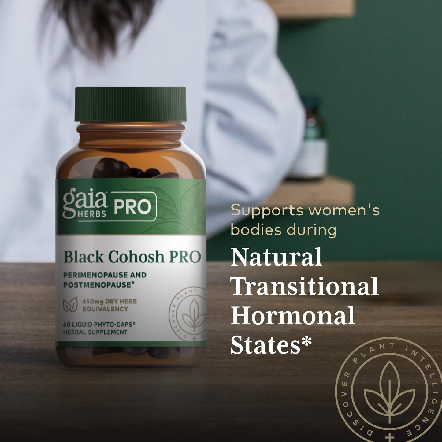 GAIA HERBS PRO Black Cohosh PRO Capsule, 60 Count