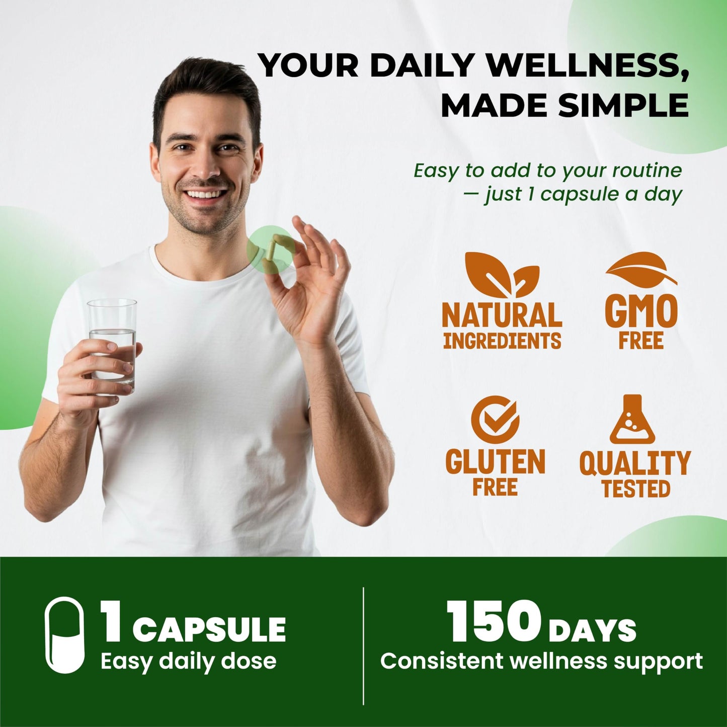 ULTRA HERBS 5-HTP with GABA, L-Theanine, Ashwagandha, Lemon Balm, Rhodiola, Vitamins B1, B6, B12 – 150 Vegetable Capsules