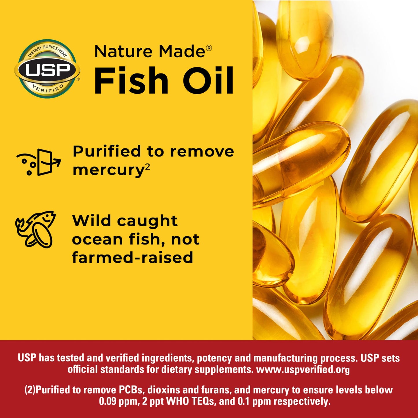 Nature Made Fish Oil Omega-3 Softgels 230 Softgels