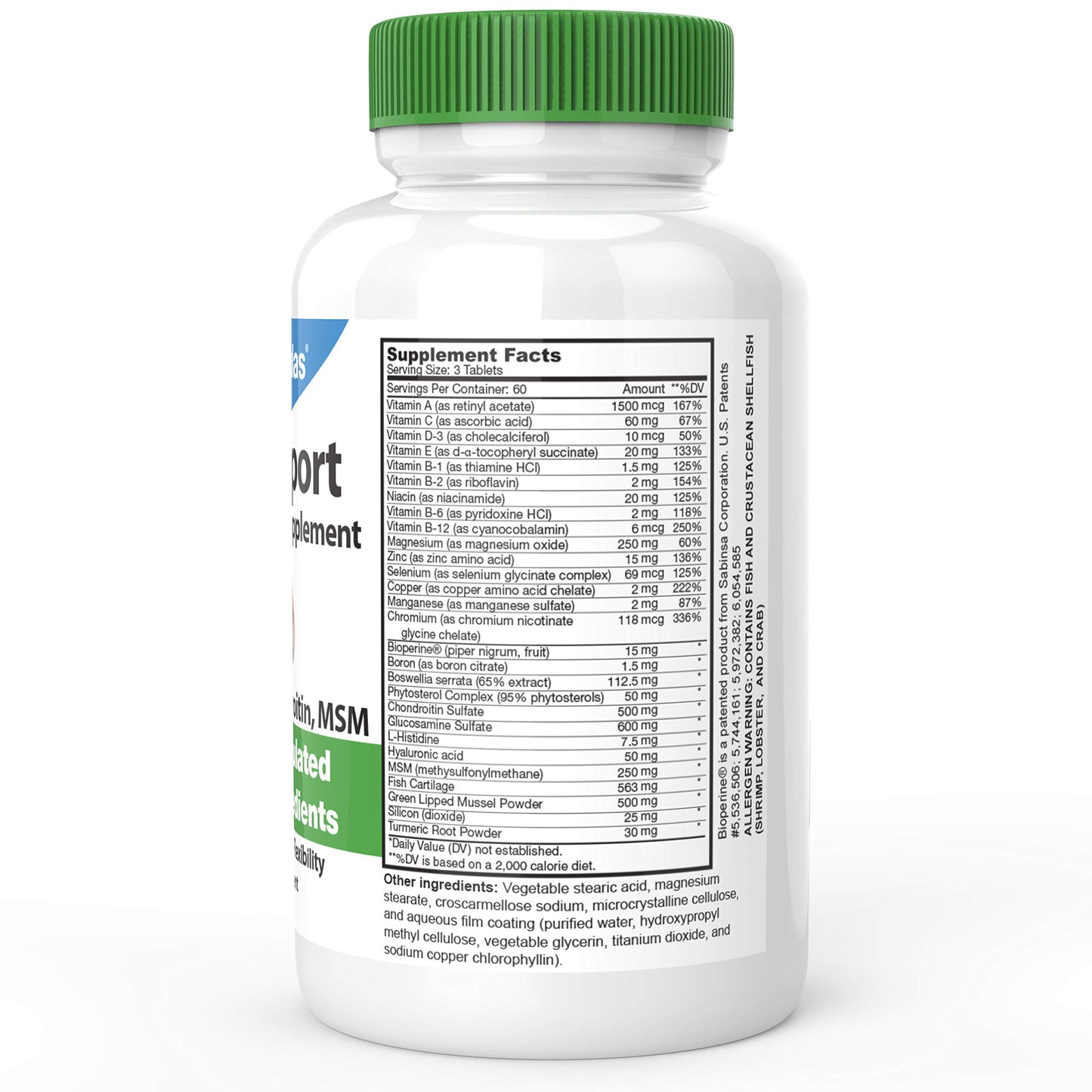 DrFormulas Joint Support Caplets with Glucosamine Chondroitin 180 Count