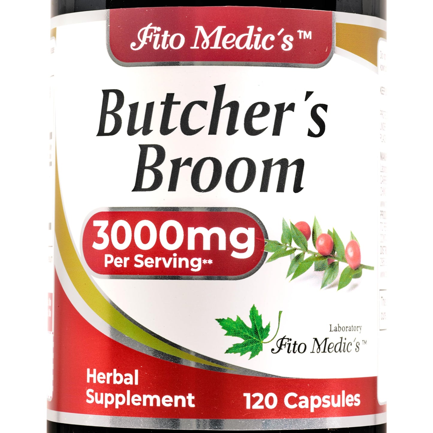 FITO MEDIC'S Butcher’s Broom Capsules, 120 Capsules