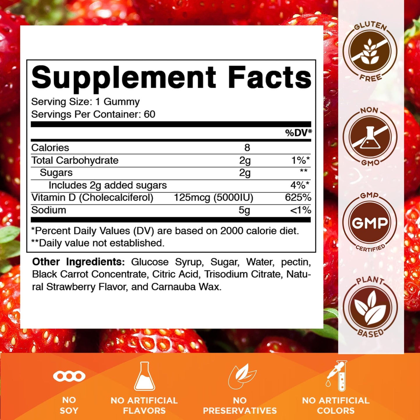 Vitamatic Vitamin D3 Gummies 120 Gummies
