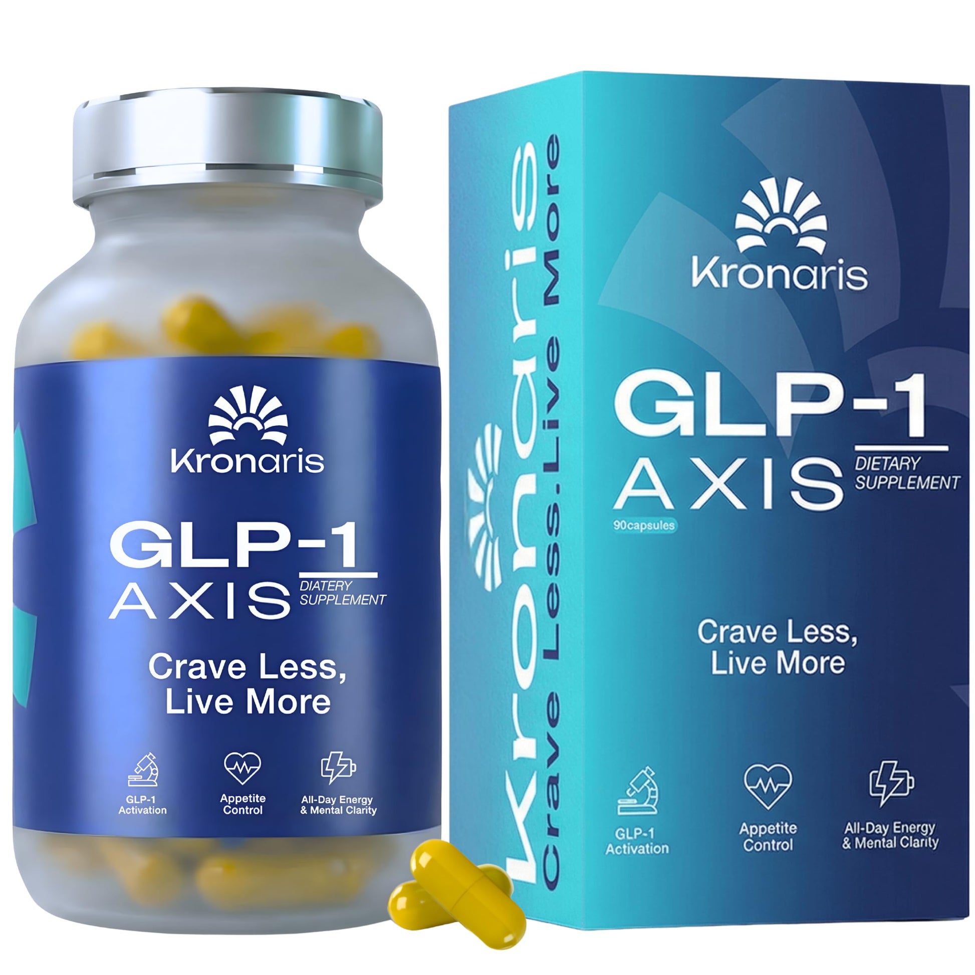 Kronaris GLP-1 AXIS Appetite Suppressant Capsule, 90 Count