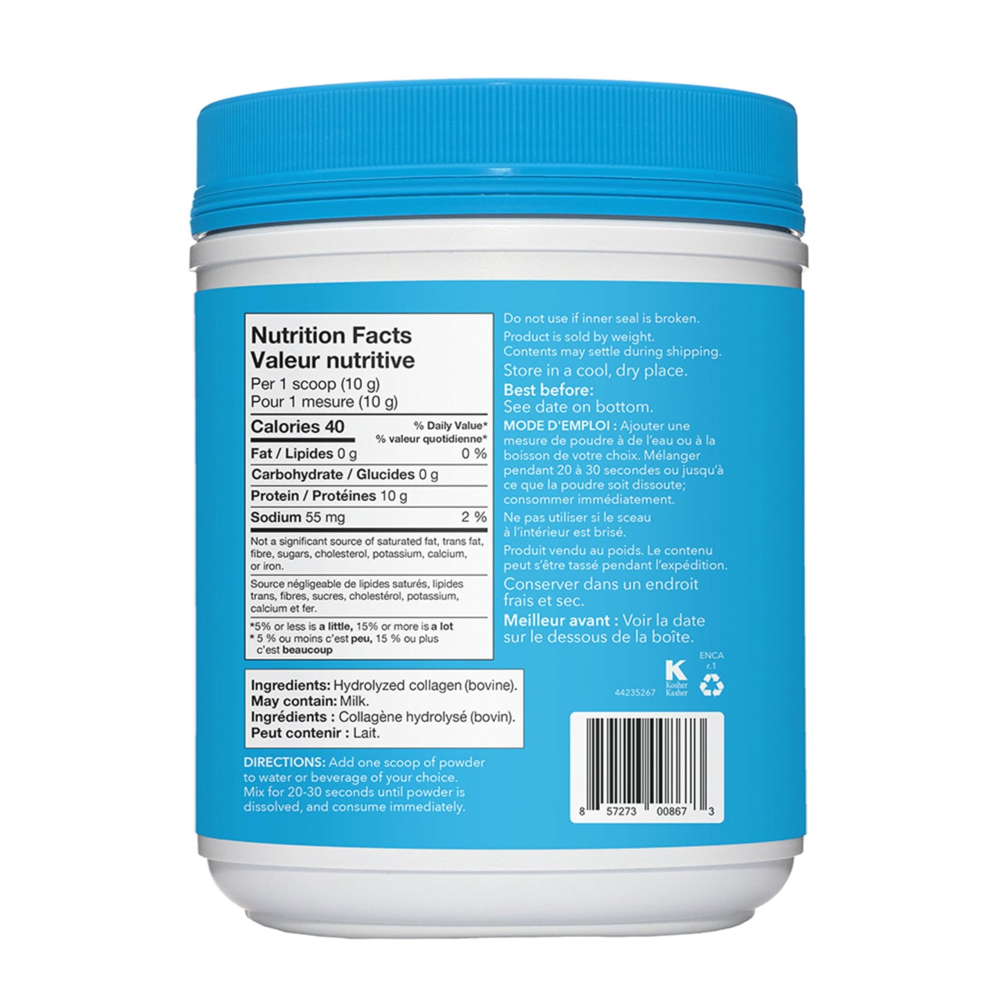 Vital Proteins Unflavoured Collagen Peptides Powder, 1 Ounce