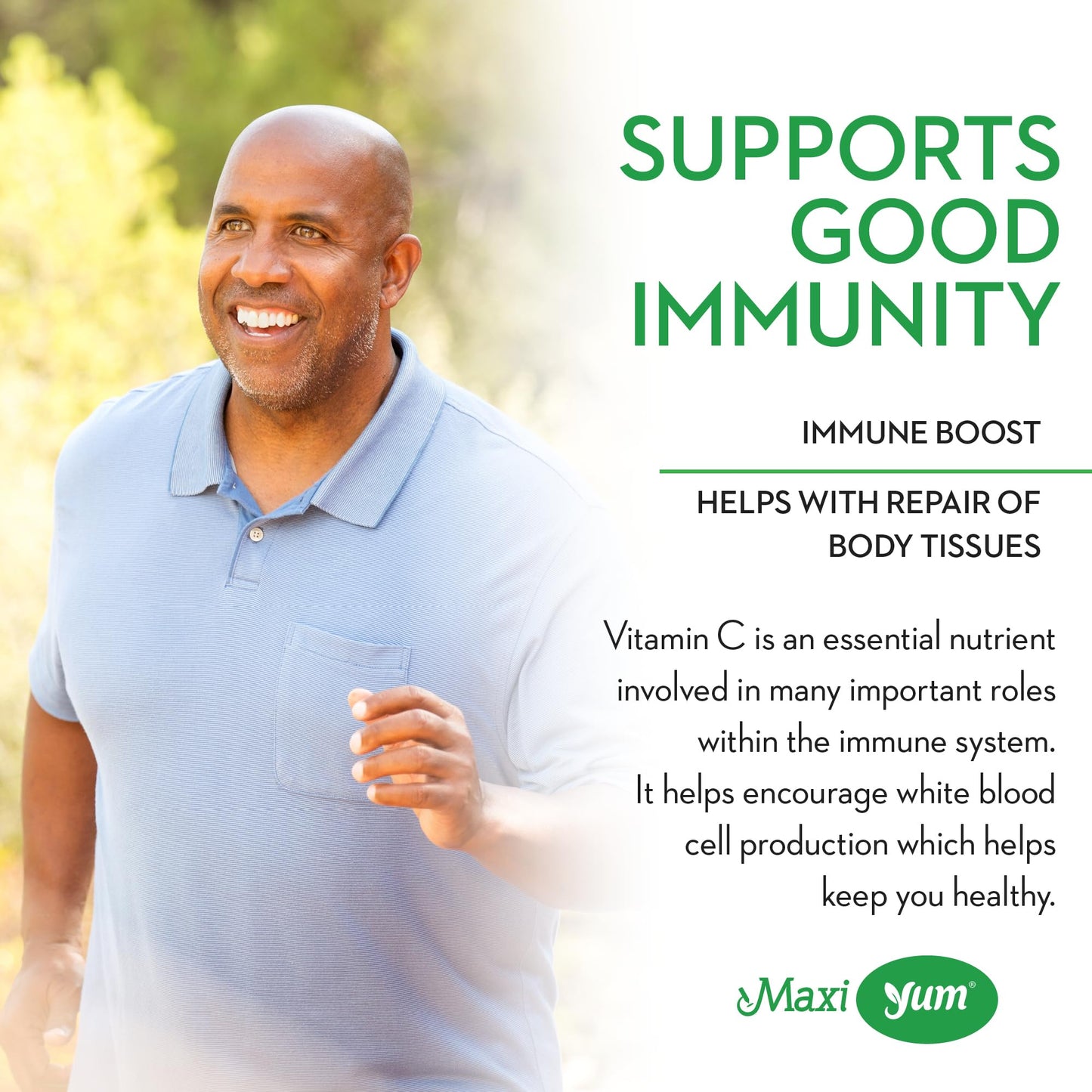 Maxi Health Vitamin C with Zinc 60 Gummies