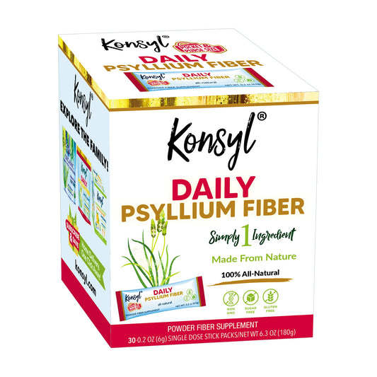 Konsyl Daily Psyllium Fiber Powder, 6.3 Ounce