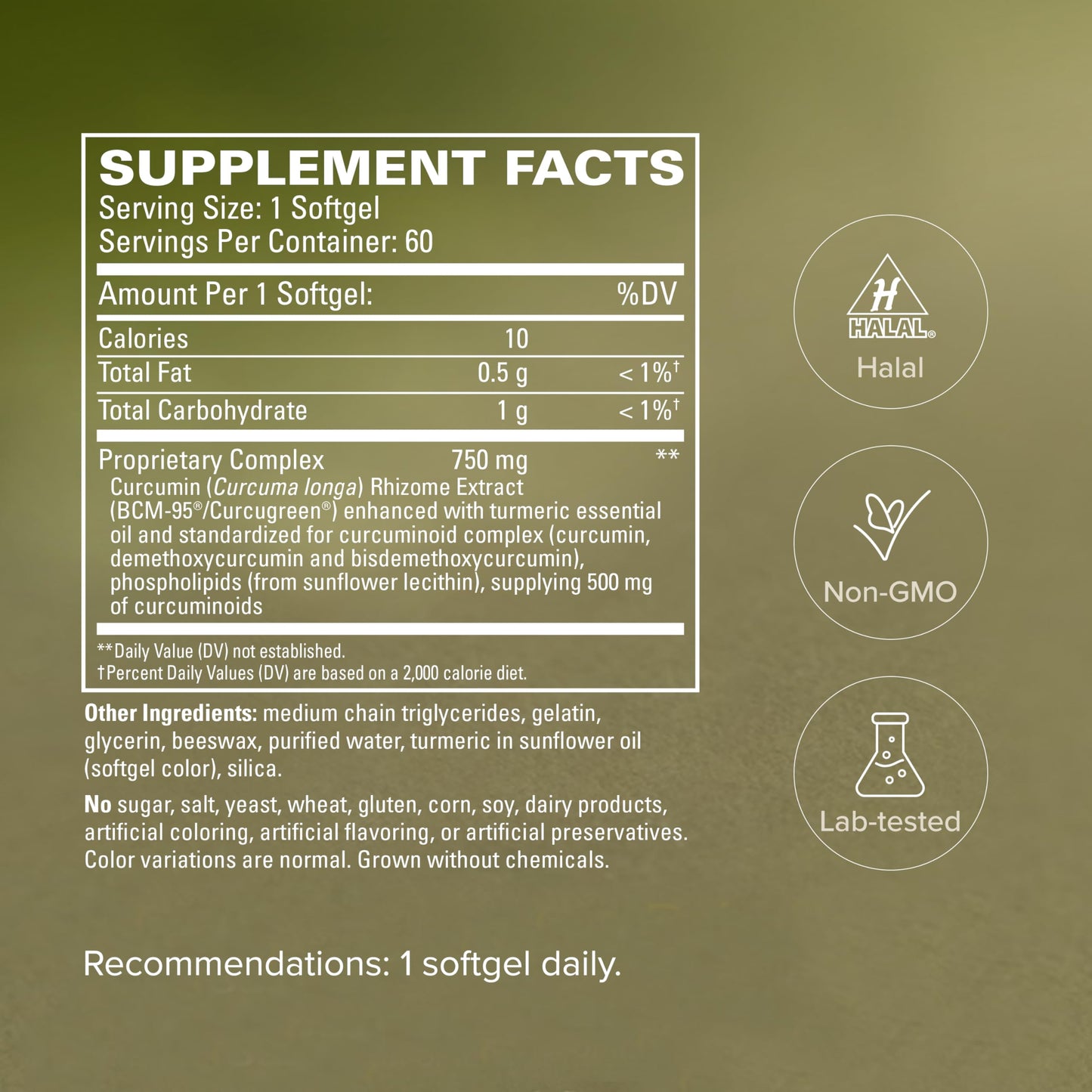Terry Naturally CuraMed 750mg Softgels 60