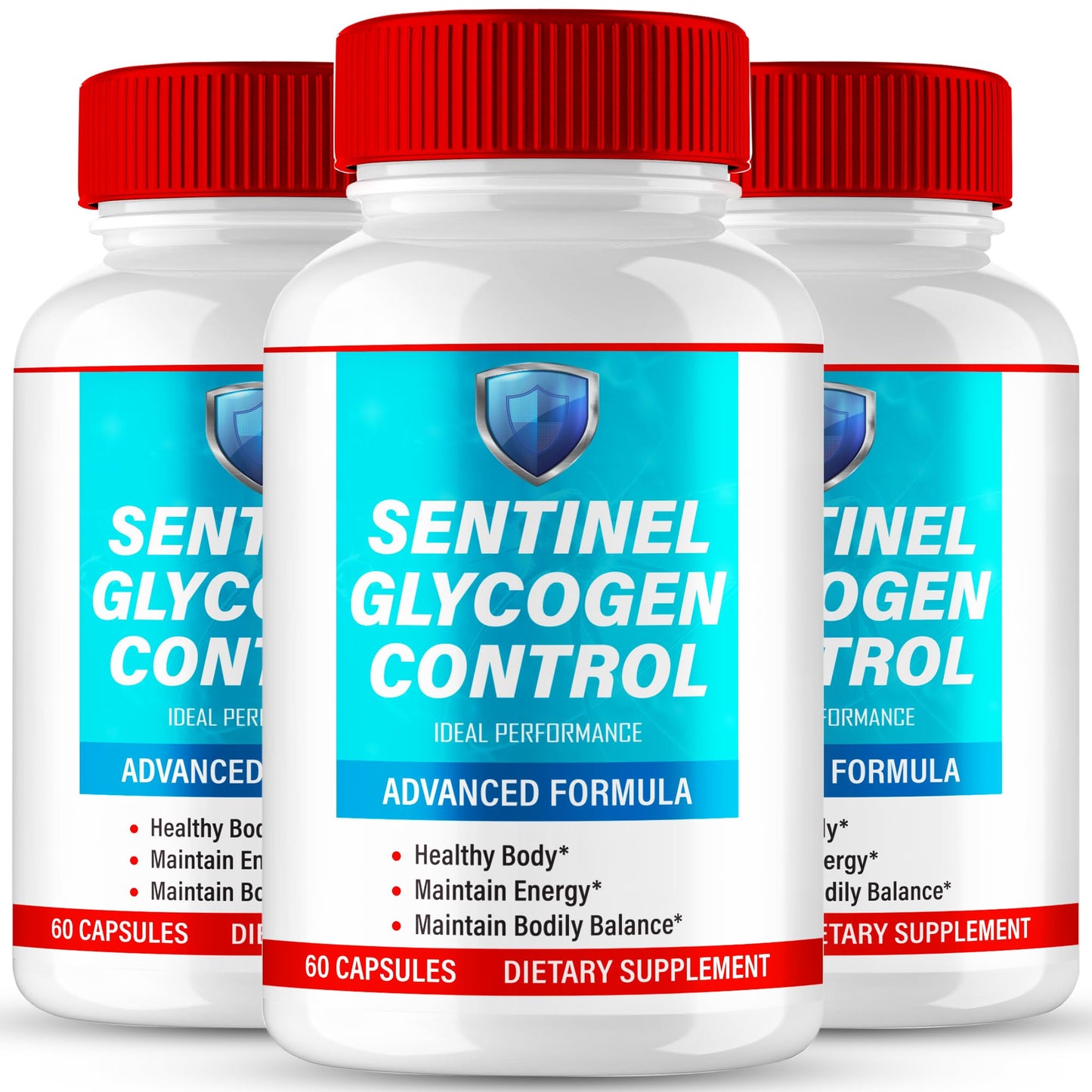 IDEAL PERFORMANCE Sentinel Glycogen Control Advanced Blood Formula Supplement Capsules 180
