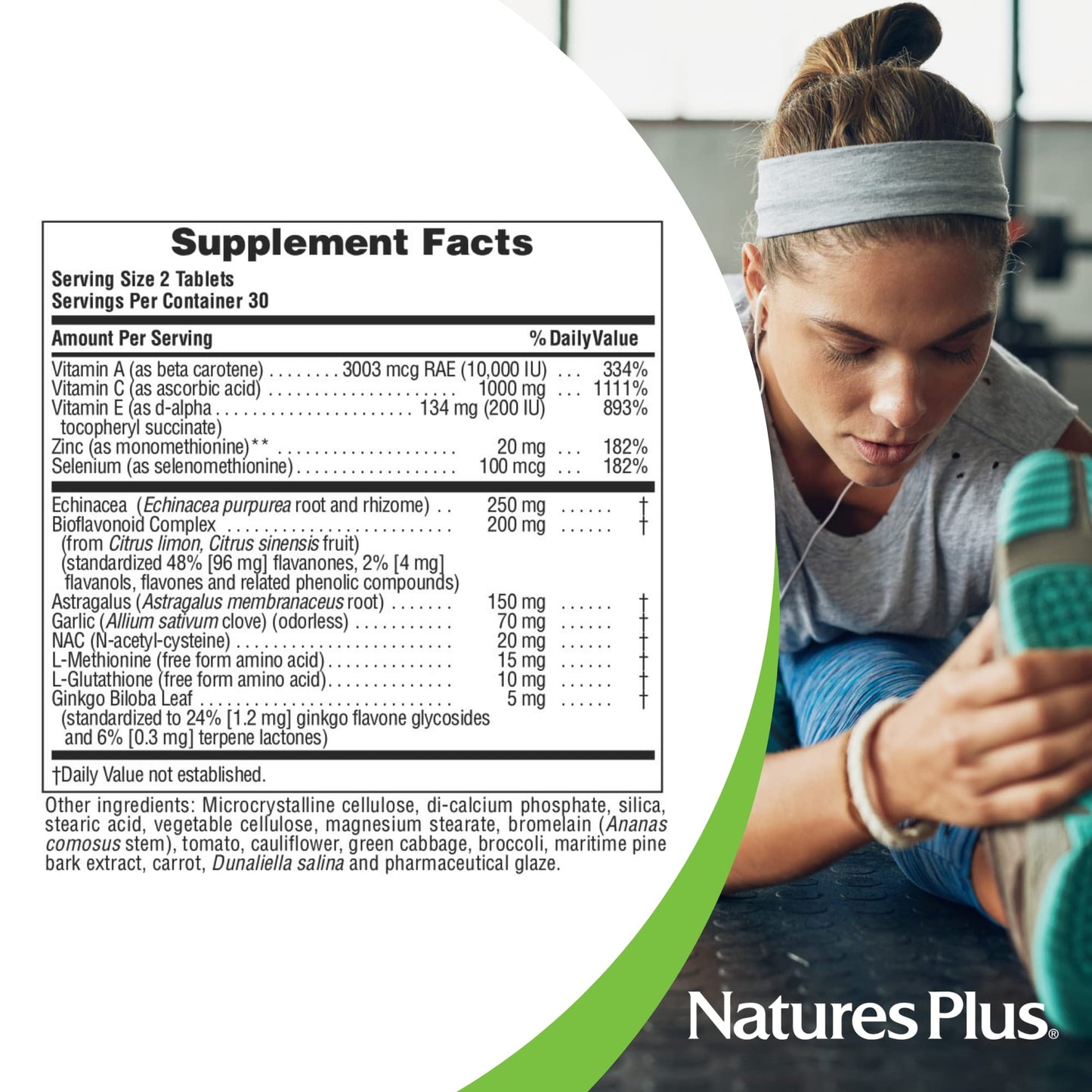NaturesPlus Commando 2000 60 Tablets