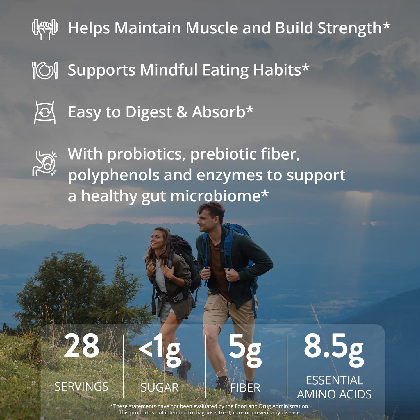 MRM Veggie Meal Replacement Protein - Chocolate Mocha Flavored Powder 48