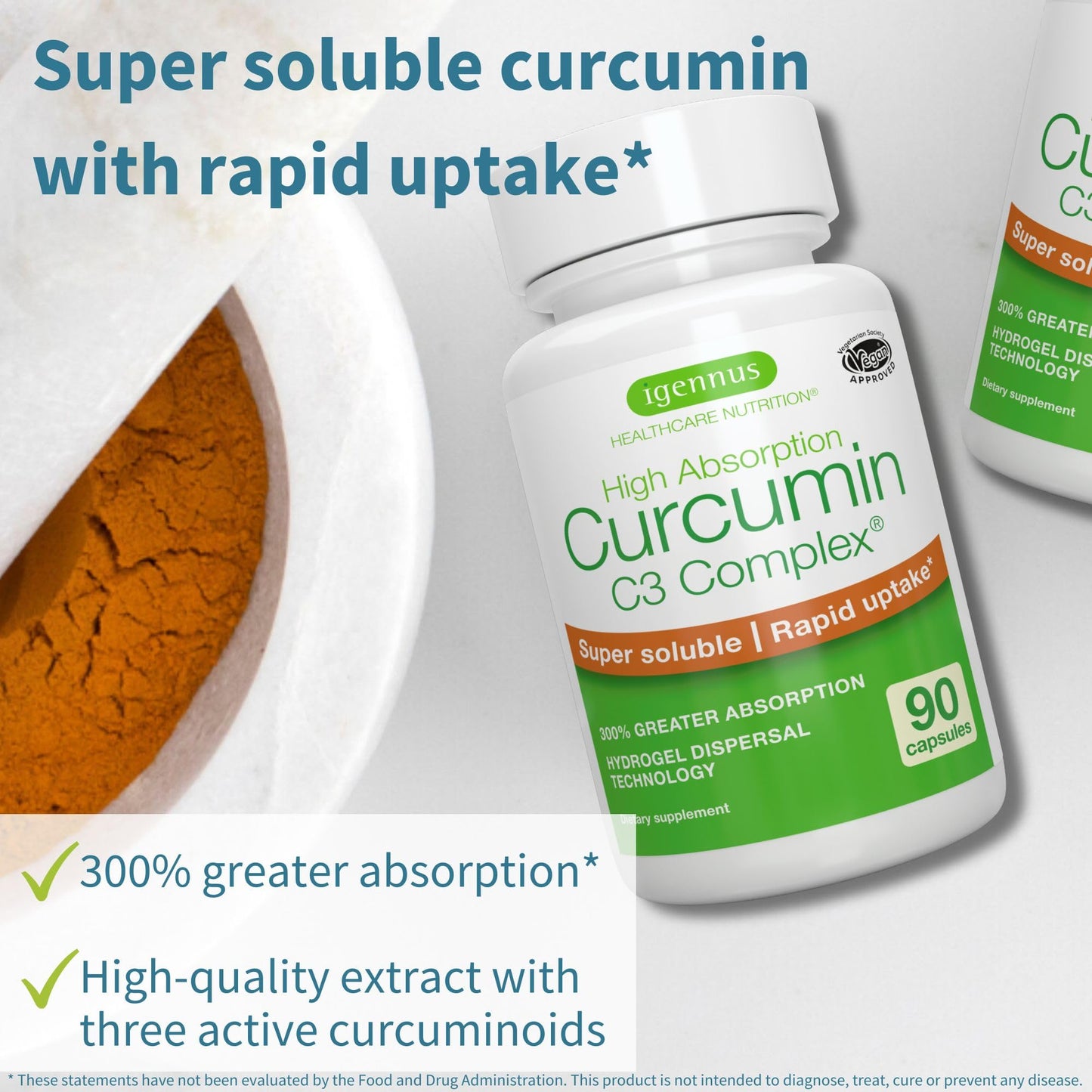 Igennus Healthcare Nutrition Multivitamin & Minerals for Women with High Absorption Curcumin C3 Complex Capsule & Tablet, 2-Count