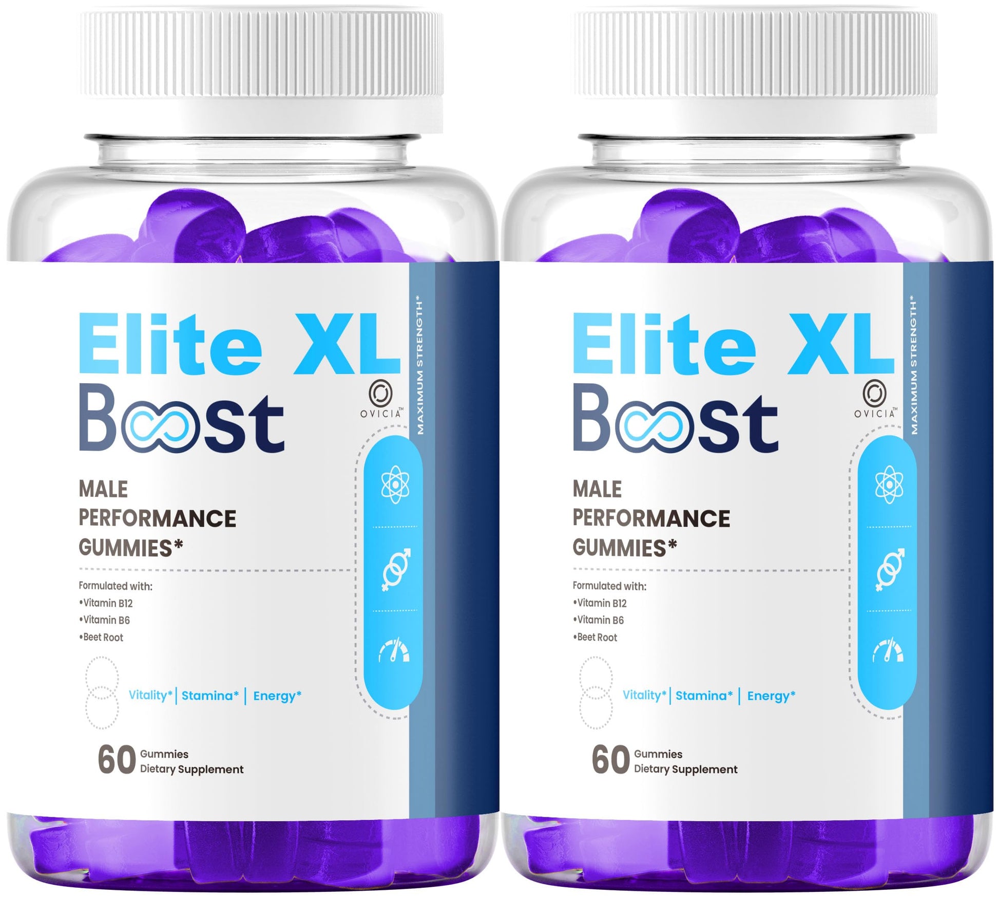 OVICIA Elite XL Boost Gummies, 120 Gummies