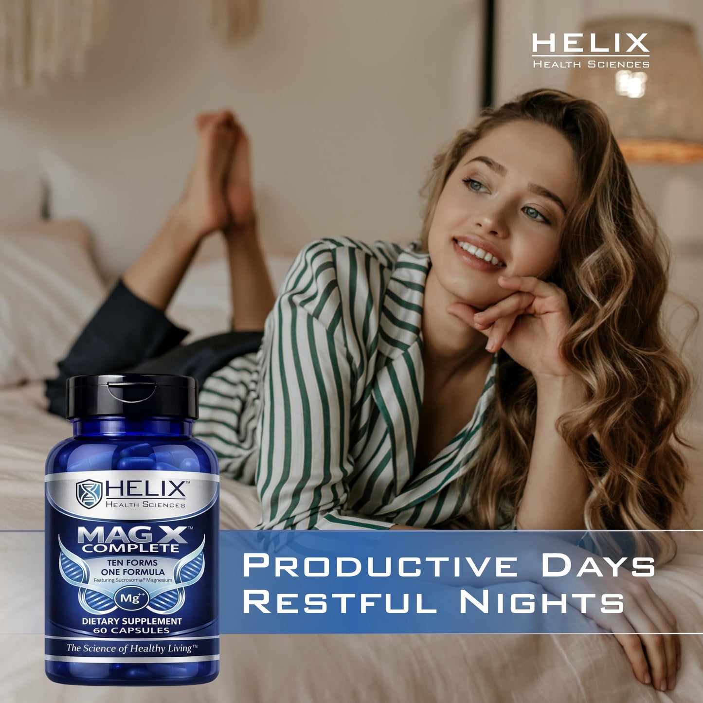 Helix Health Sciences Magnesium Complex Capsules, 60 Count
