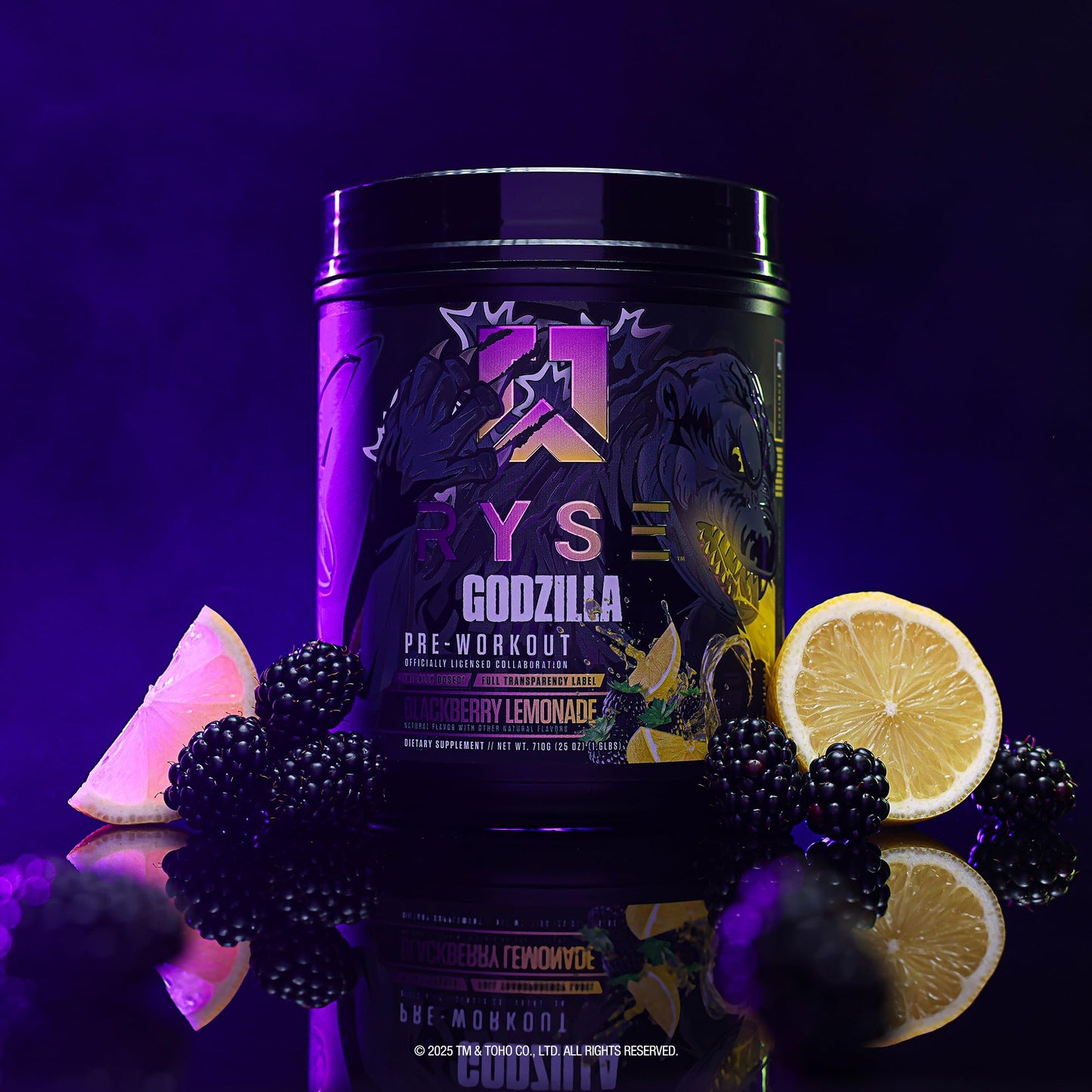 RYSE Up Supplements Godzilla X Noel Deyzel Pre Workout Powder, 25 Servings