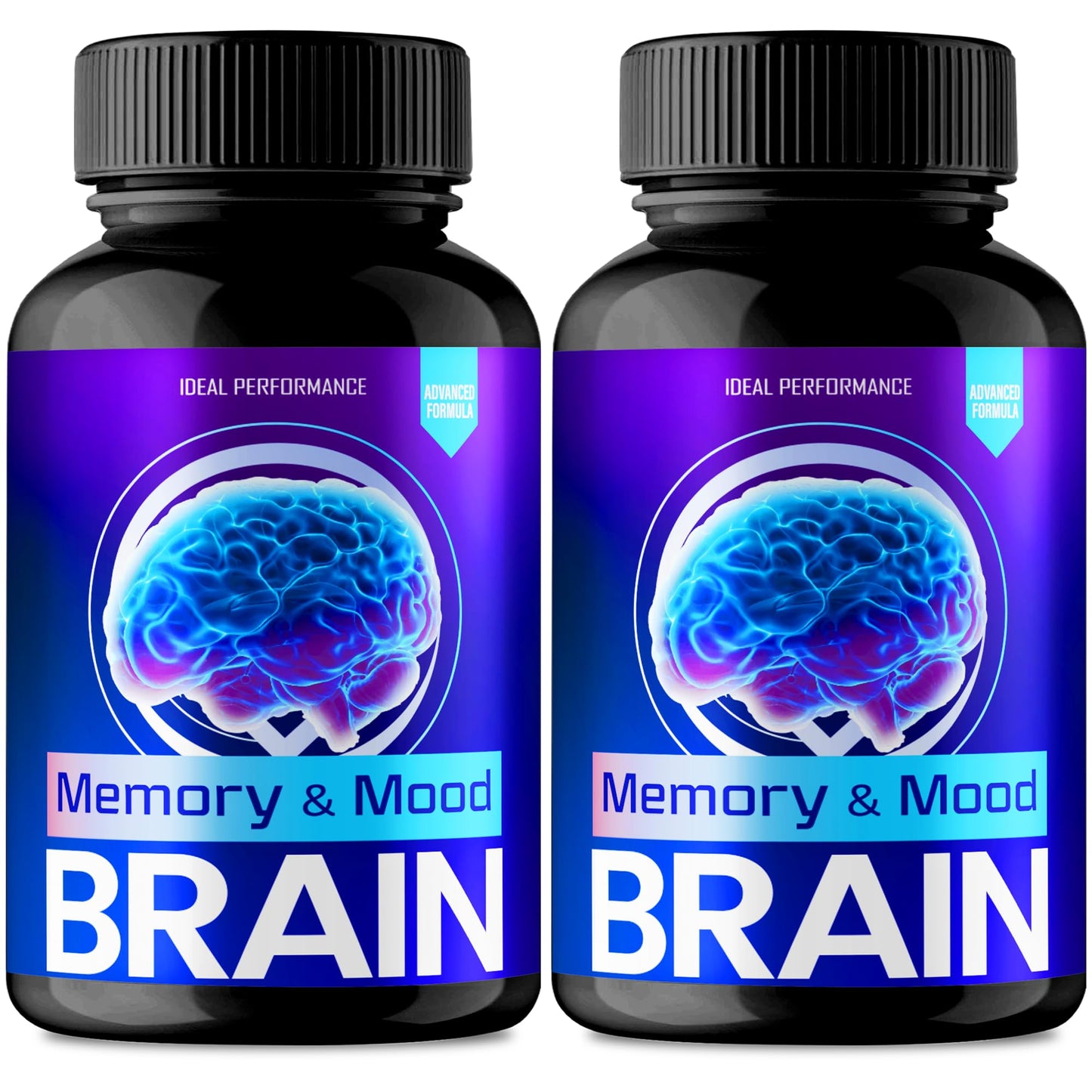IDEAL PERFORMANCE Brain Memory and Mood Capsules, 120 Capsules