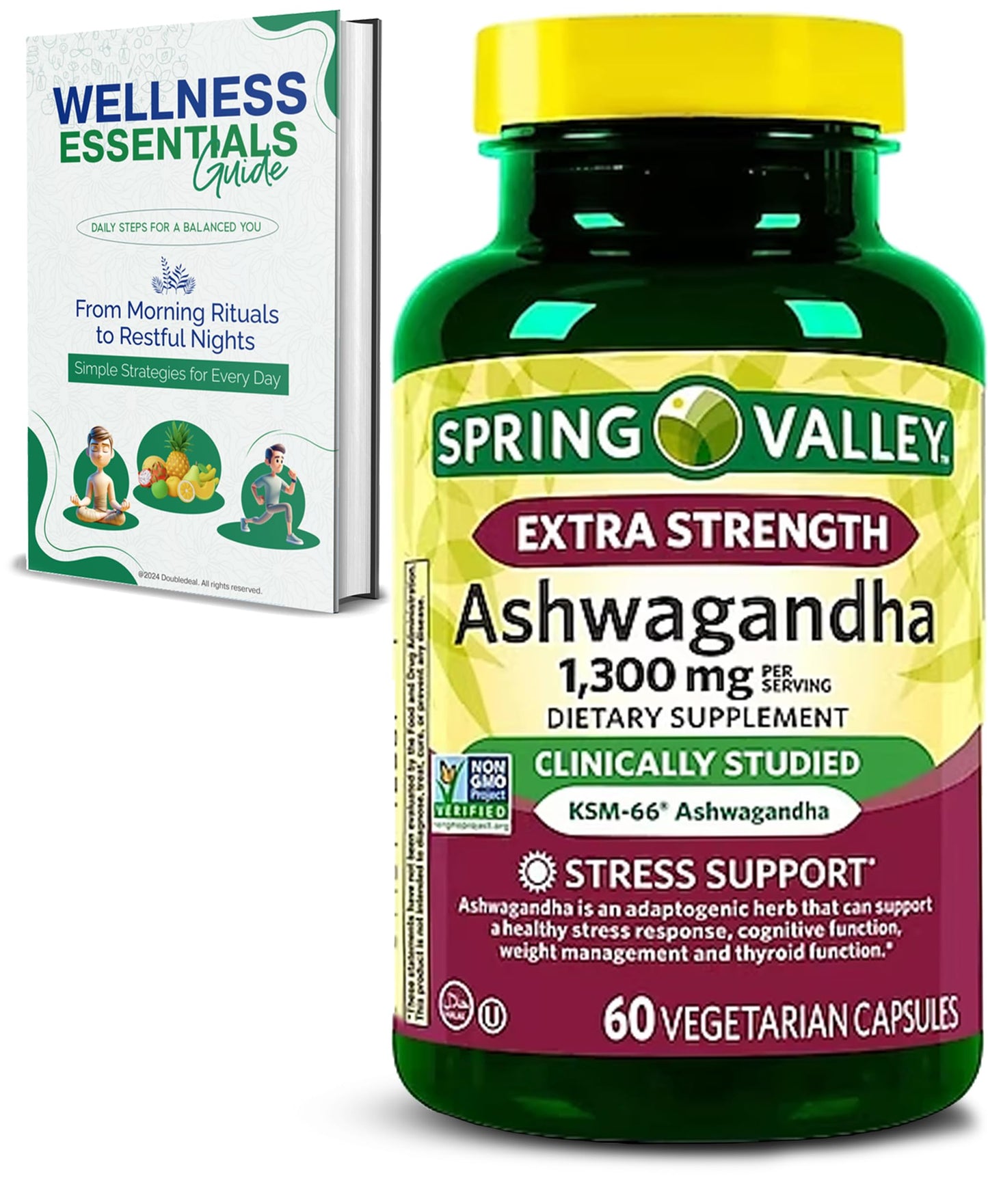 Generic Ashwagandha 1300 mg Capsules, 60 Count