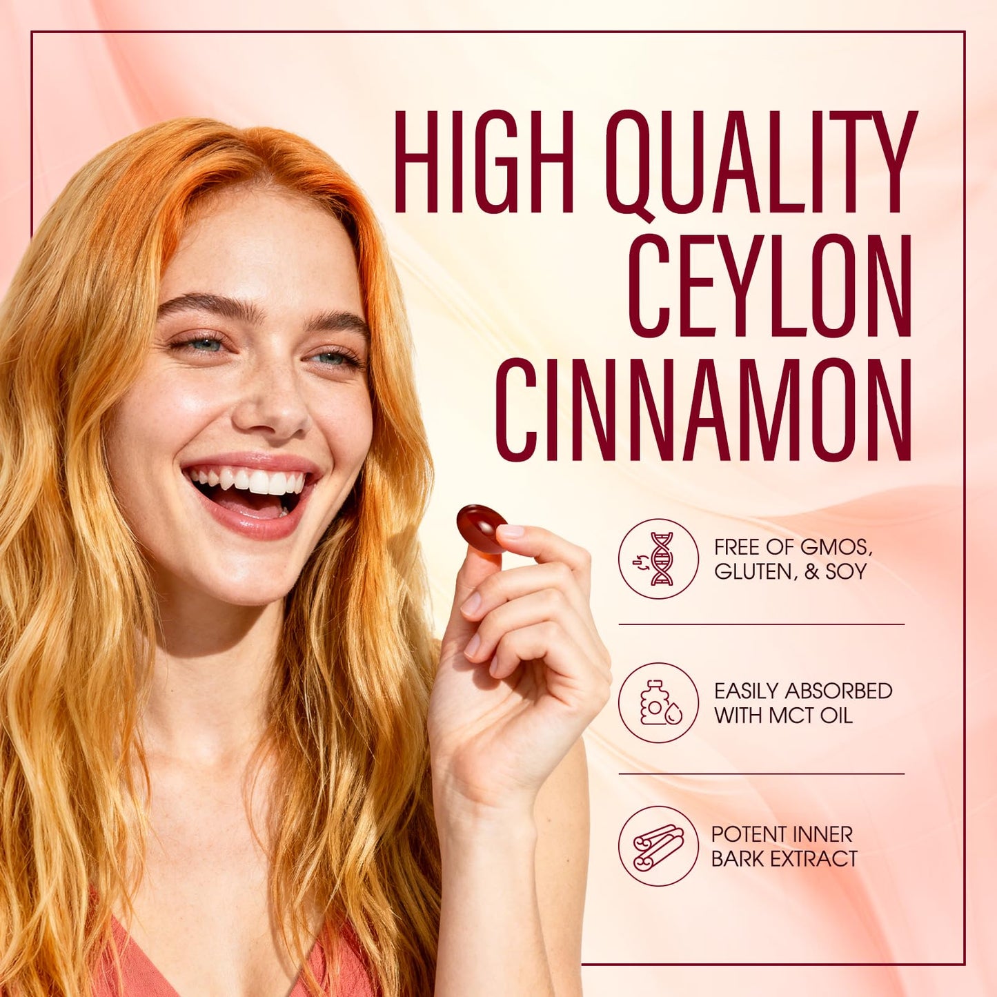 Aevezom Ceylon Cinnamon Softgels with MCT Oil 1 Count