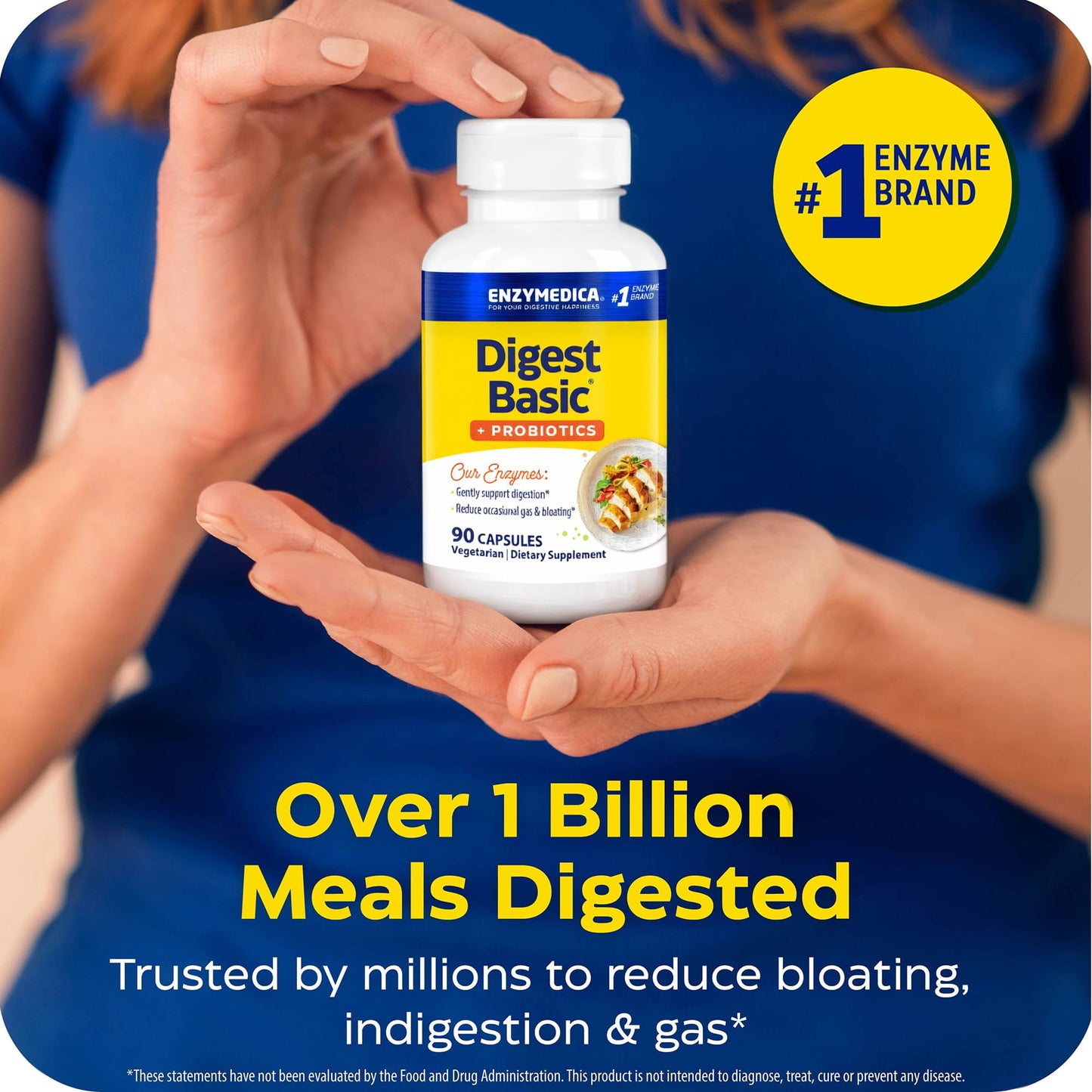 ENZYMEDICA Digest Basic + Probiotics Capsules, 90 Count