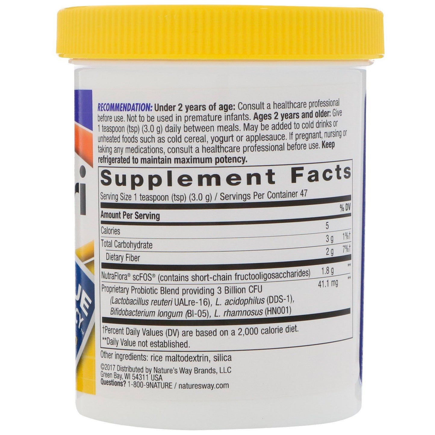 Nature's Way Primadophilus Reuteri Powder, 15 oz (Pack of 3)