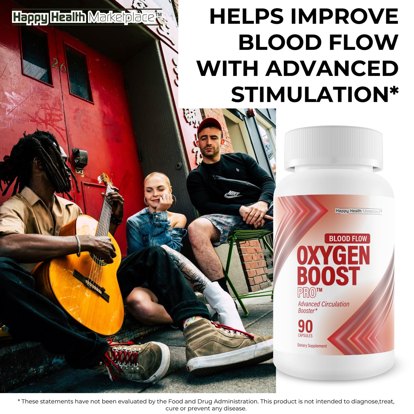 Happy Health Marketplace Oxygen Boost Pro Capsule 90 Count
