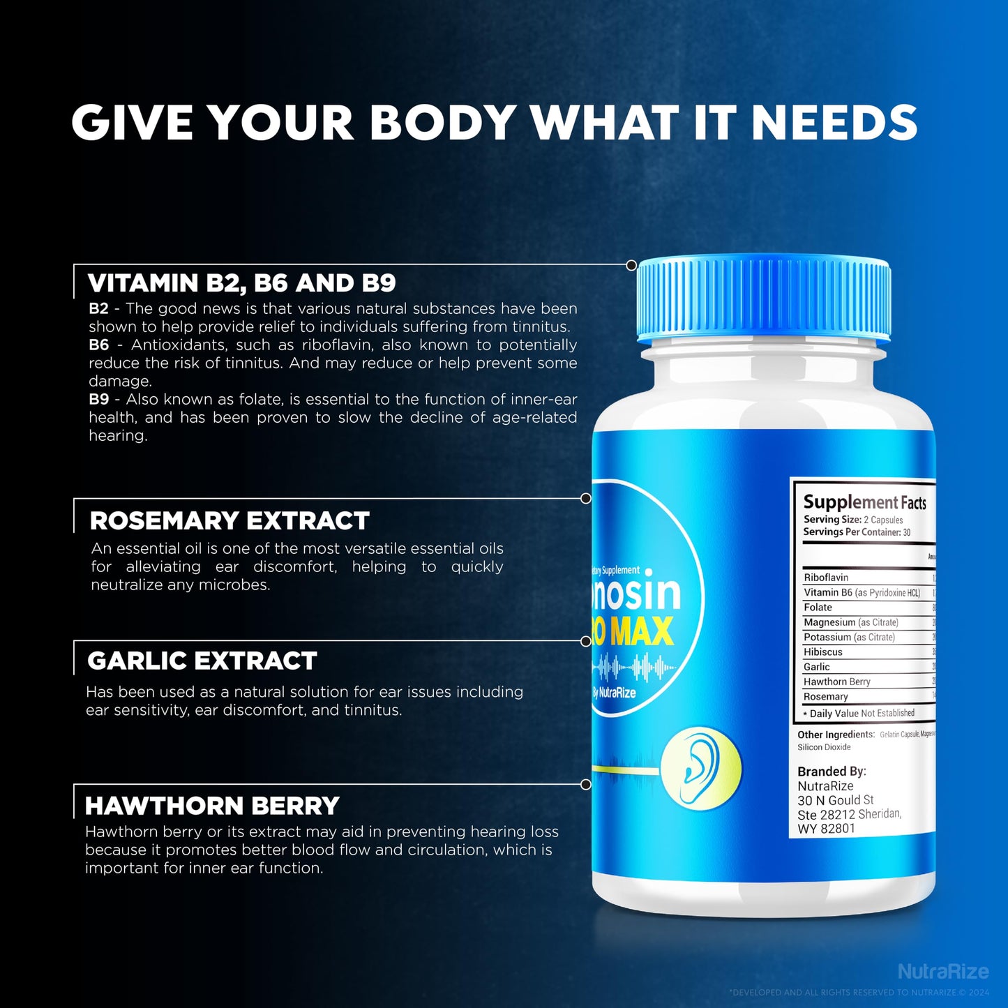 NutraRize Tonosin Pro Max Capsules 300