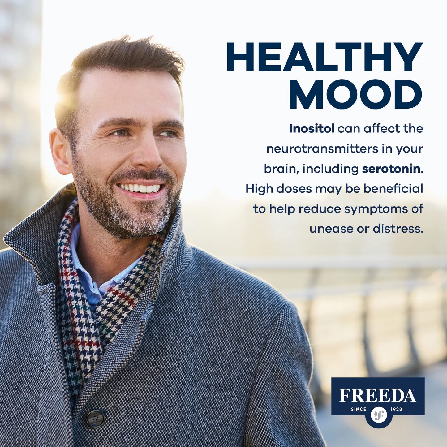 FREEDA Pure Myo-Inositol Powder, 4 oz