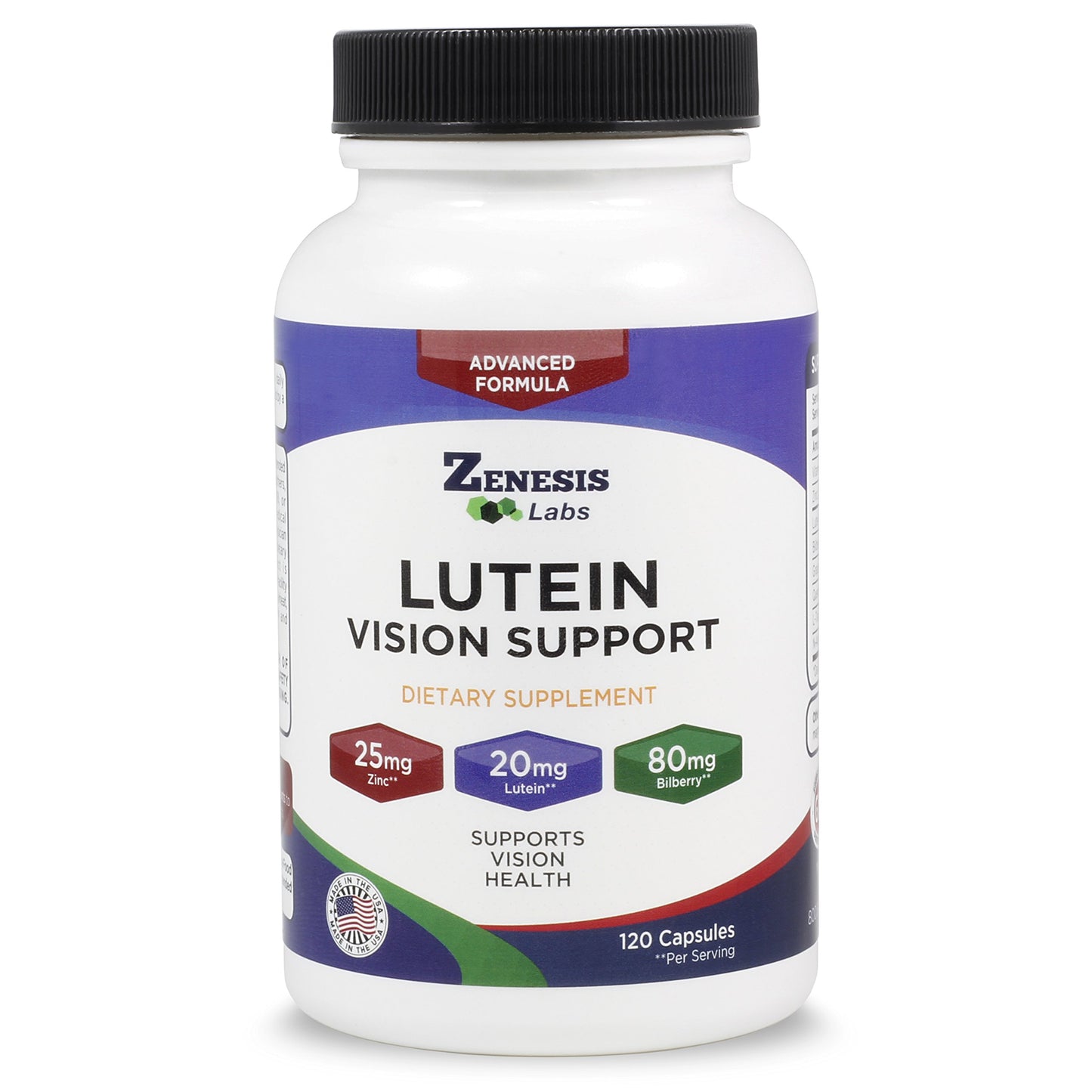Zenesis Labs Lutein Vision Support 360 Capsules