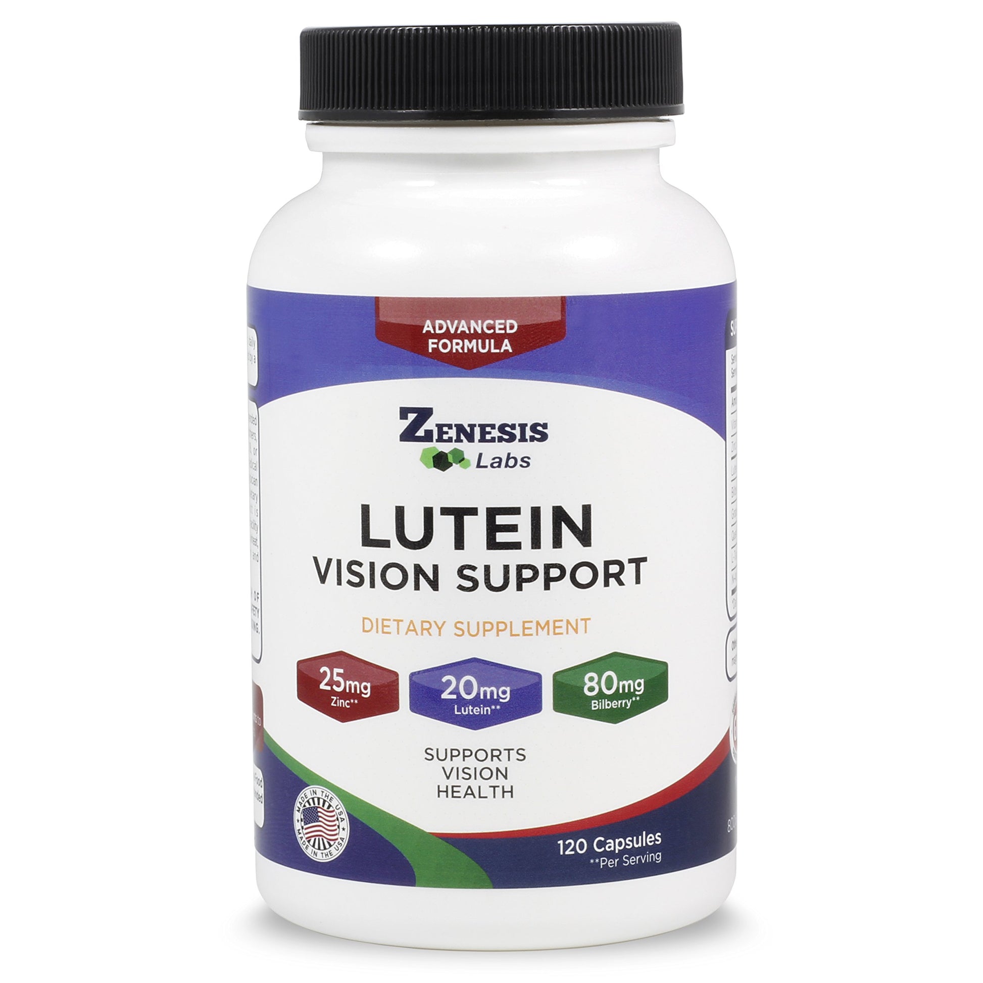Zenesis Labs Lutein Vision Support 360 Capsules