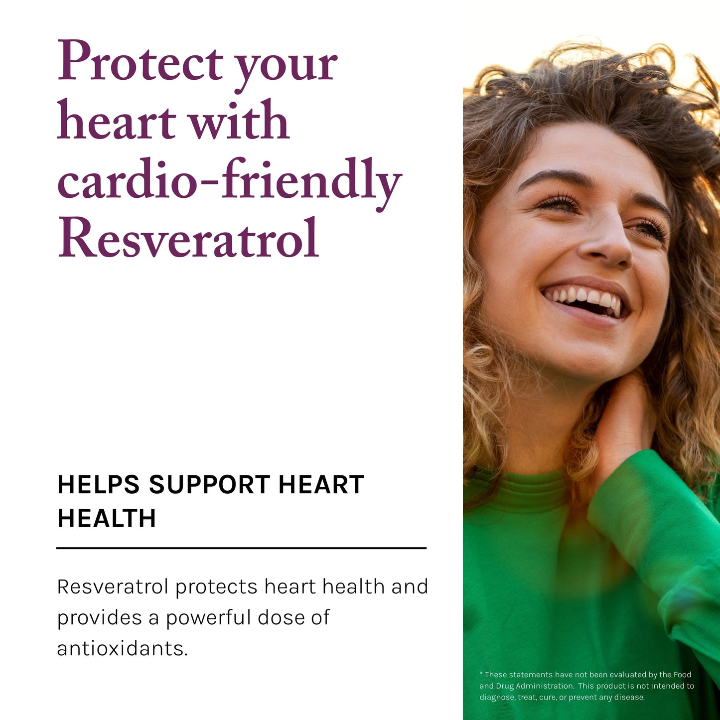 Reserveage Nutrition Resveratrol 100 mg Capsules, 60 Count