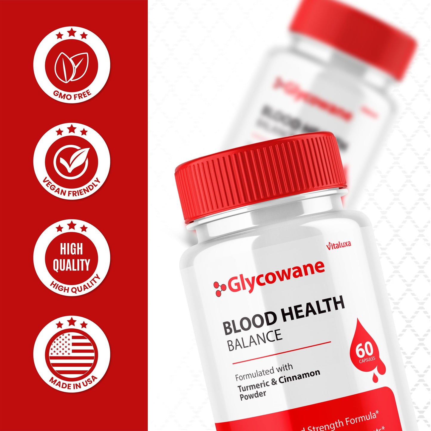 Vitaluxa Glycowan Capsules, 180 Capsules