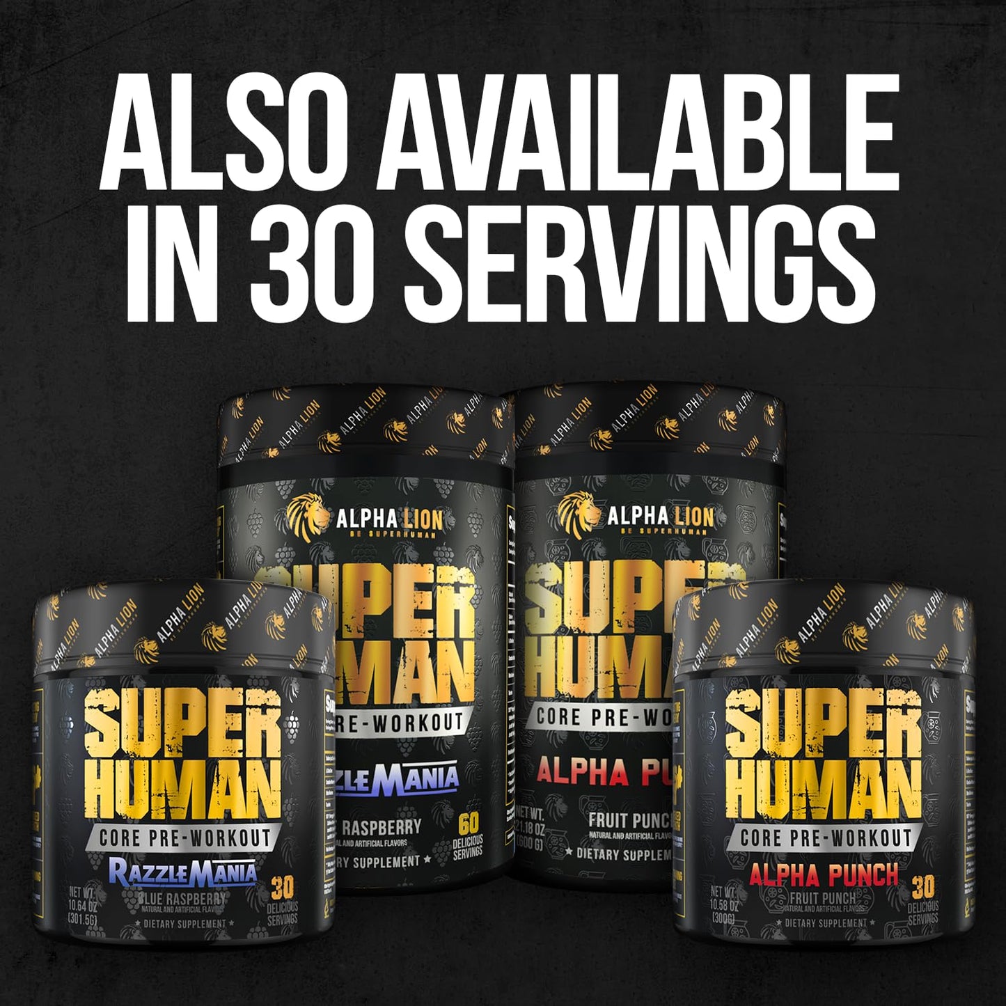 ALPHA LION Core Pre Workout Powder, 1 Pack