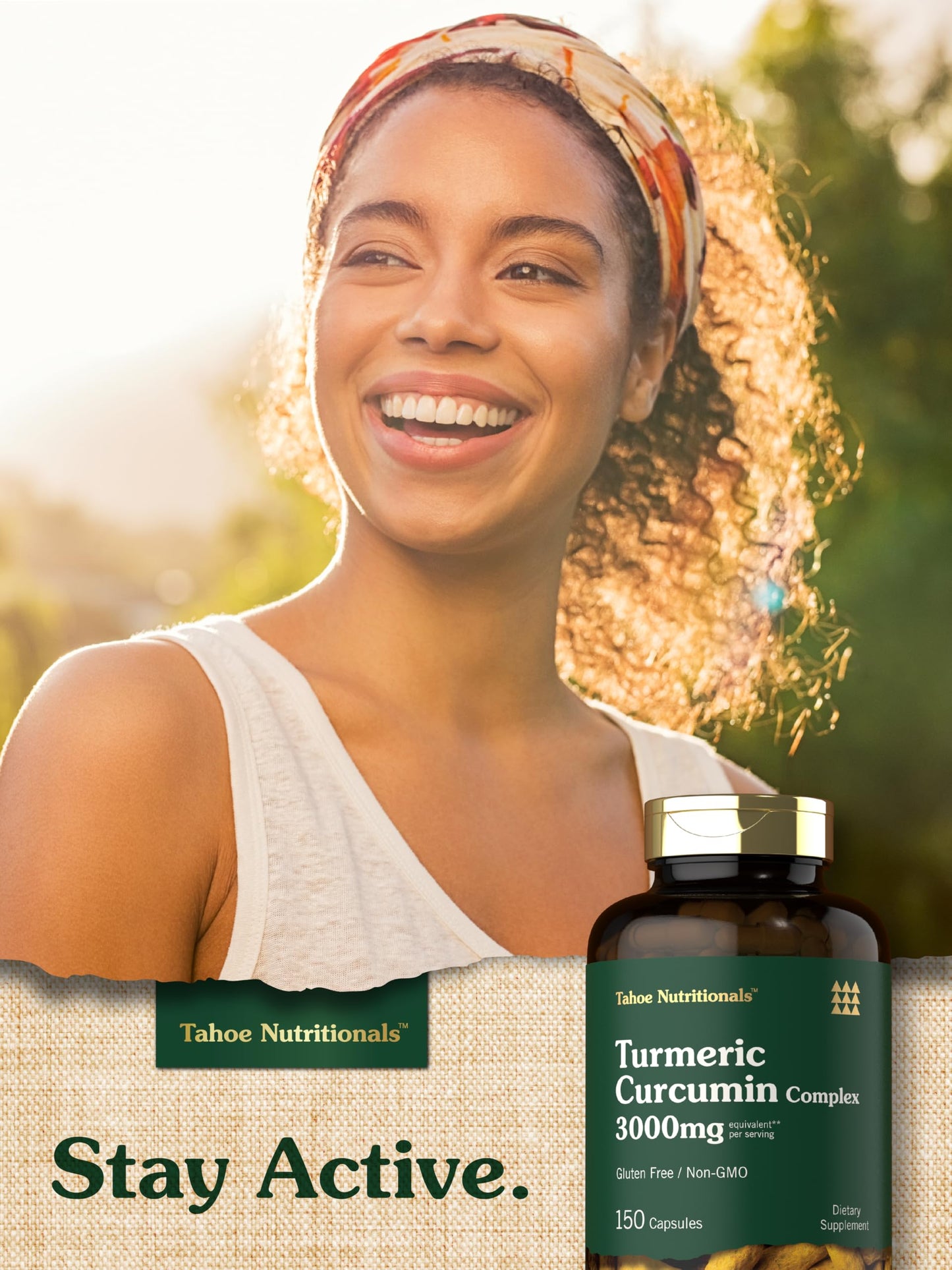 Tahoe Nutritionals Turmeric Curcumin Capsules, 150