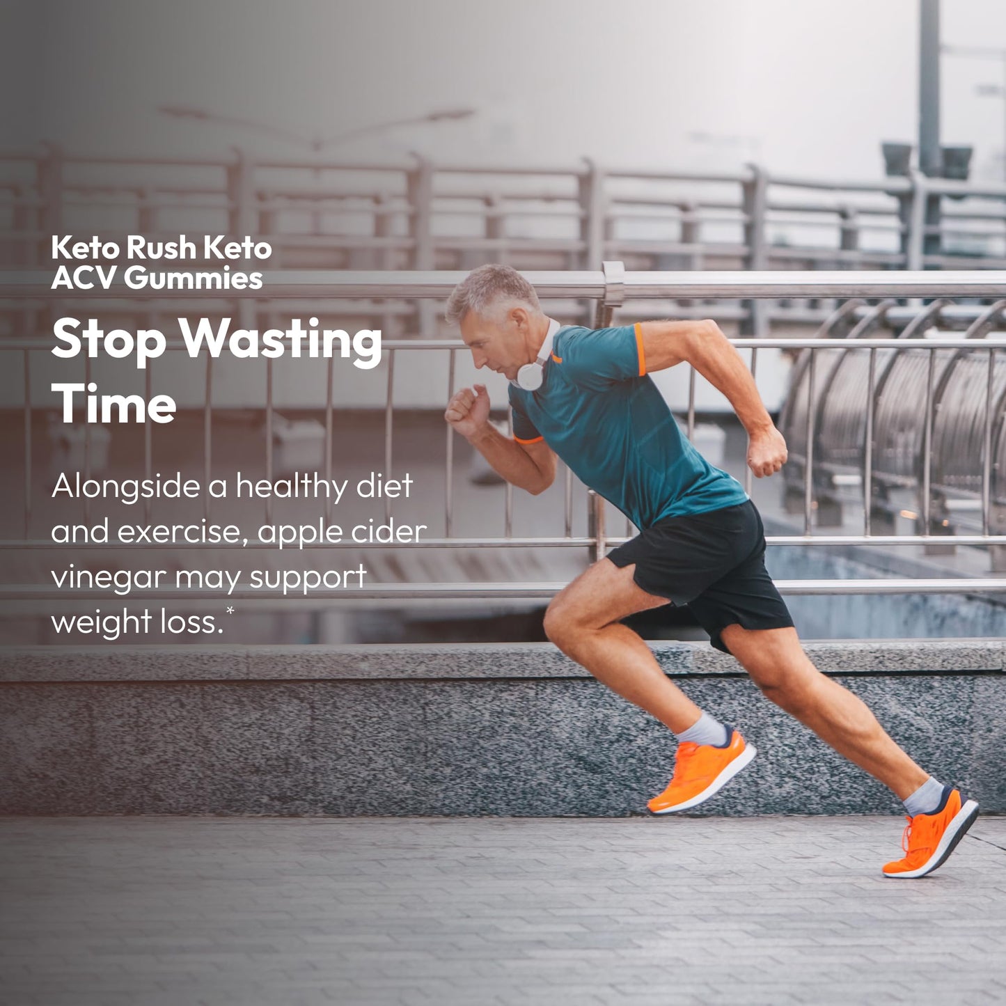 Justified Laboratories Keto Rush Keto ACV Gummies 180 Count