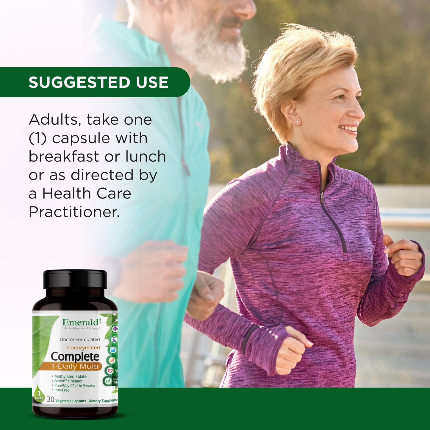 Emerald Labs Complete 1-Daily Multi, 30 Capsules