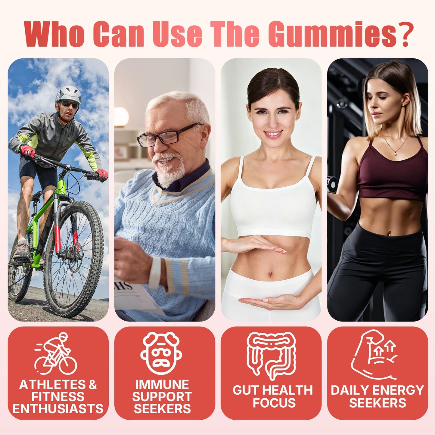 Nextdia L-Glutamine Gummies, 60 Count
