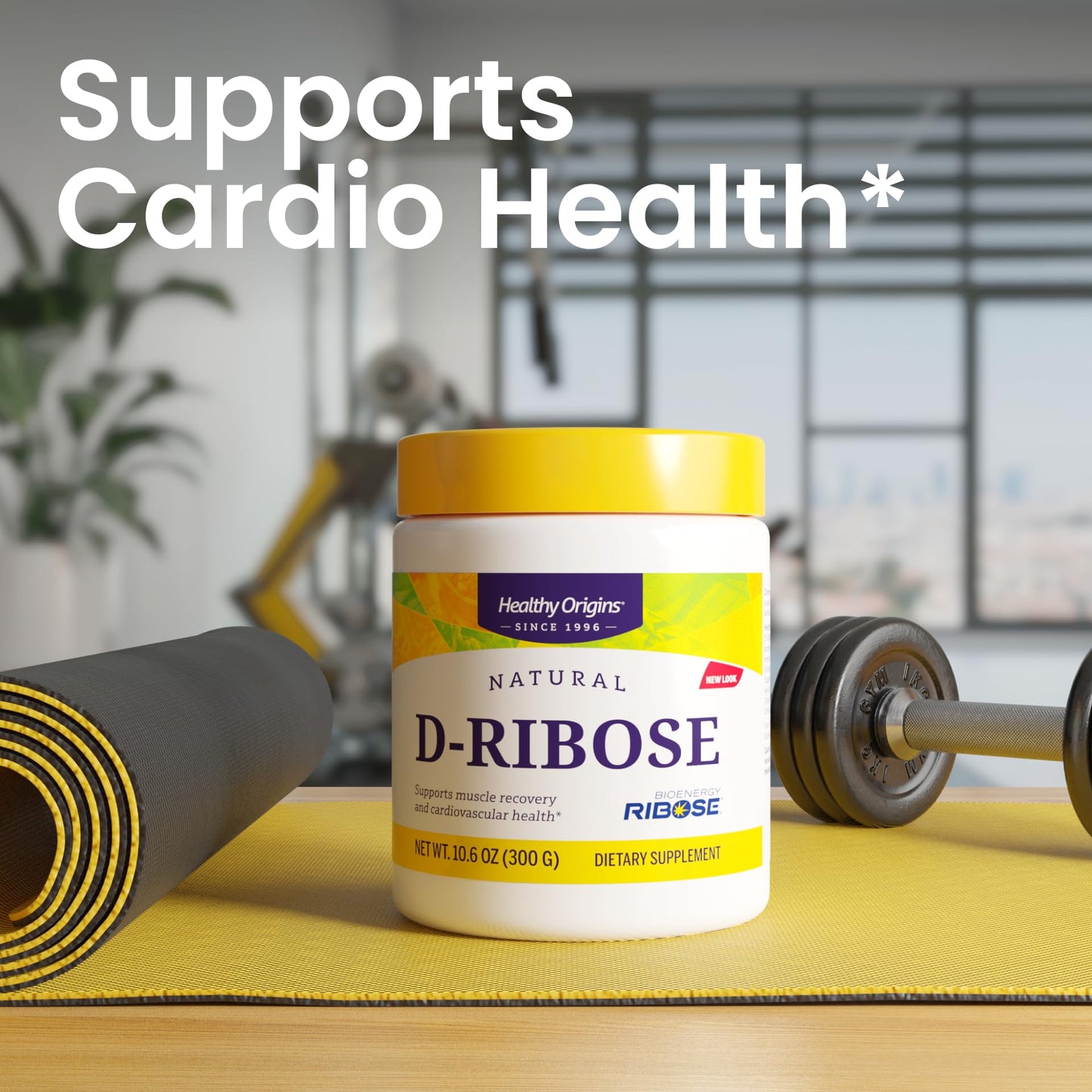 Healthy Origins D-Ribose Powder 5,000 mg per Serving, 10.6 oz