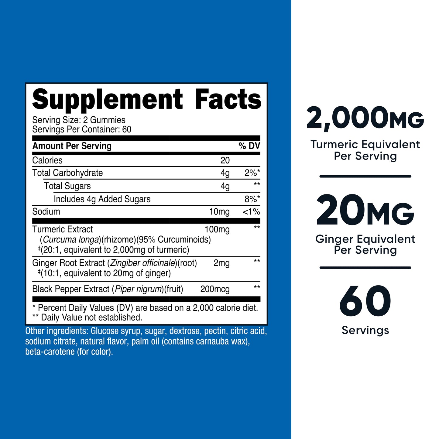 Nutricost Turmeric Gummies (2,000mg) 120 Gummies