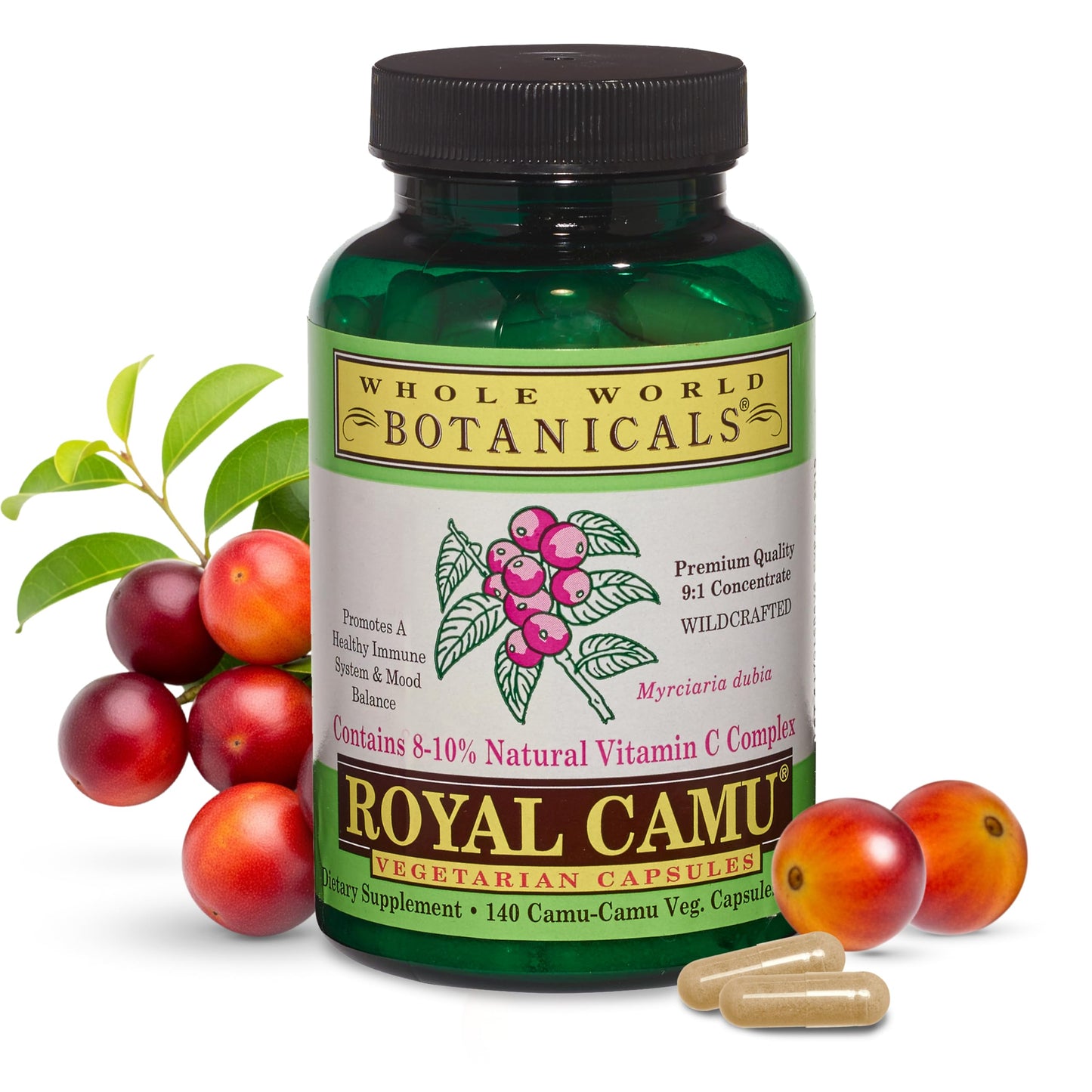 Whole World Botanicals Royal Camu Capsules 140