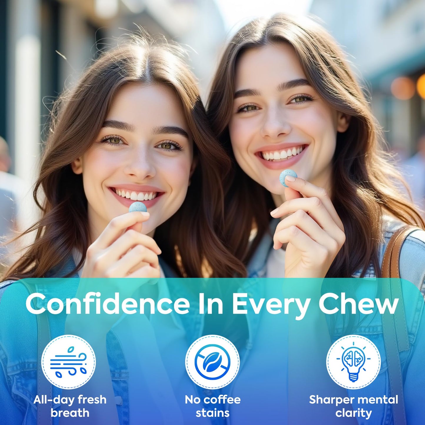 Ruisafo Focus Gum Chewable 90 Count