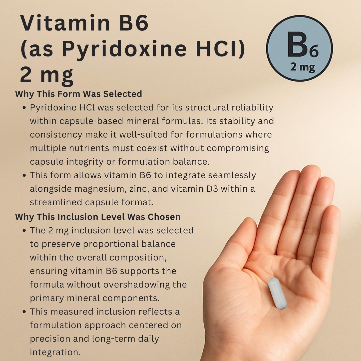 Venasolla Magnesium Glycinate Complex 4-in-1 Chelated Magnesium Bisglycinate (150 mg Elemental) with Zinc Picolinate, Vitamin D3 & B6 Capsules 120