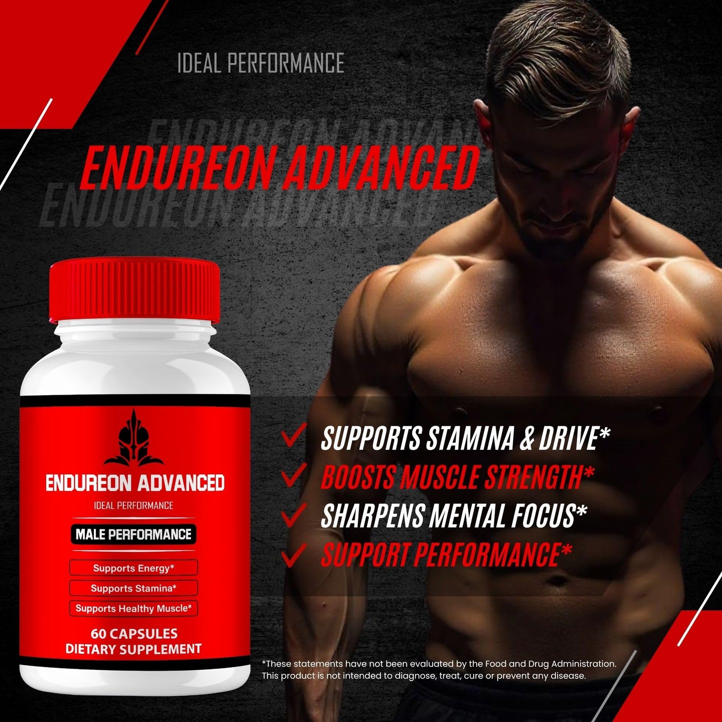 IDEAL PERFORMANCE Endureon Advanced Capsules, 120 Count