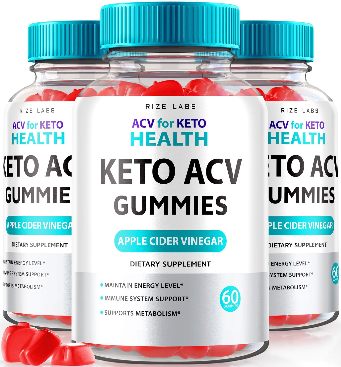 Rize Labs ACV Keto Health Gummies 180 Gummies