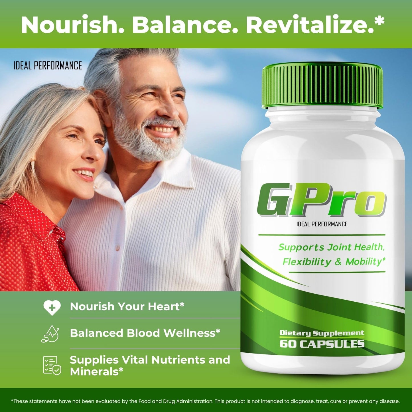 IDEAL PERFORMANCE GPro Capsules 180 capsules
