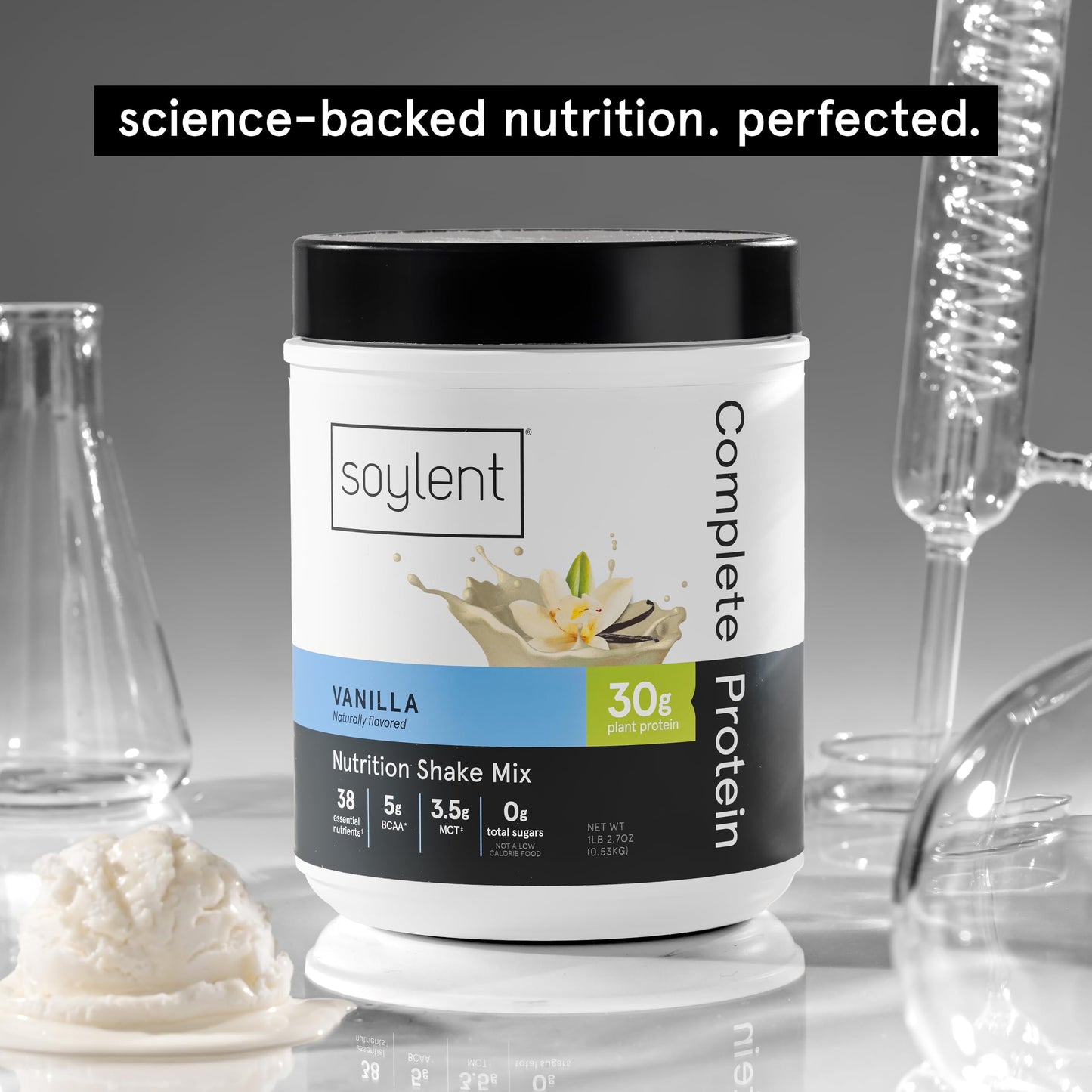 Soylent Complete Protein Powder Vanilla 18.7 oz