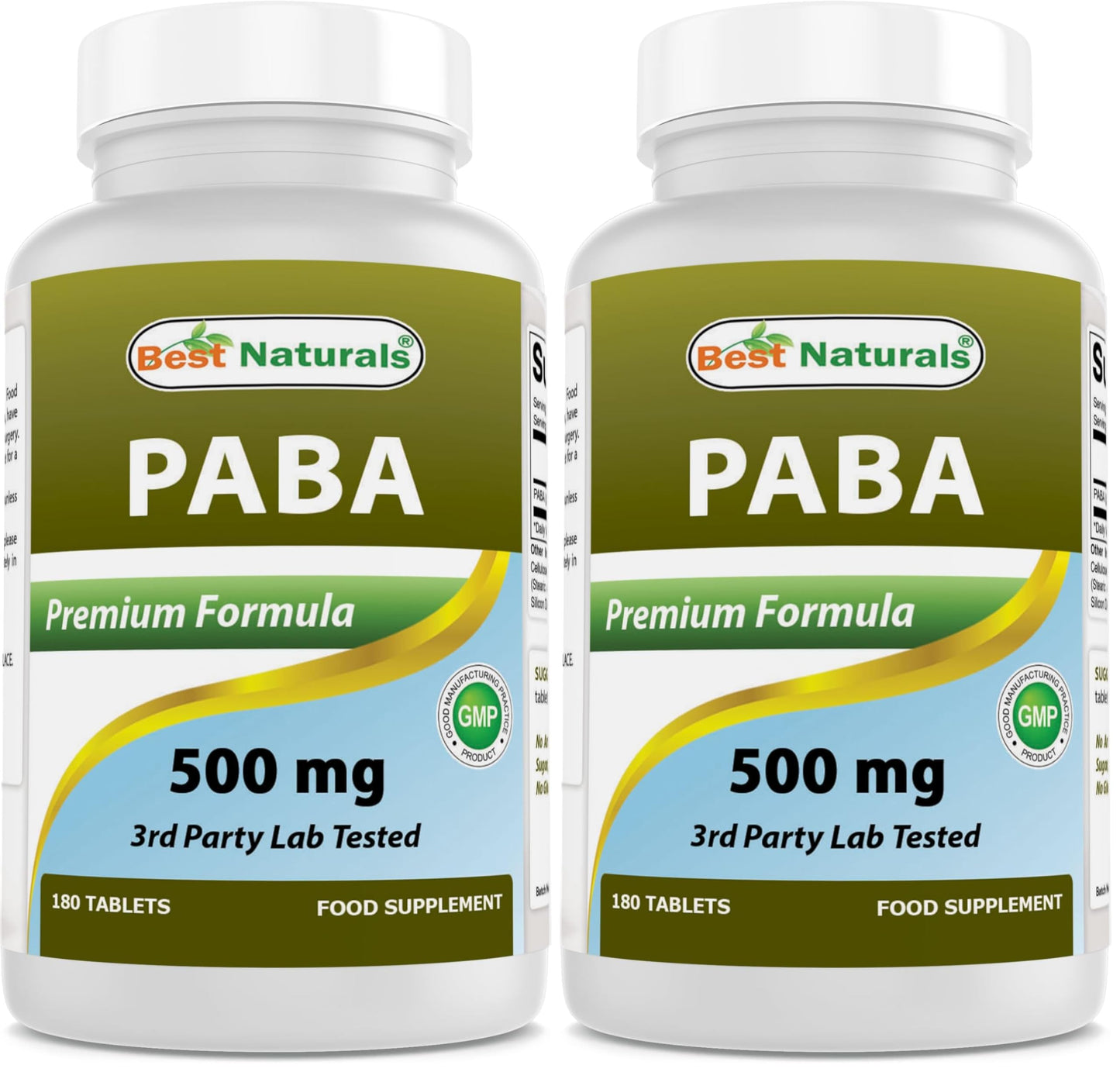 Best Naturals PABA 500 mg 360 Tablets