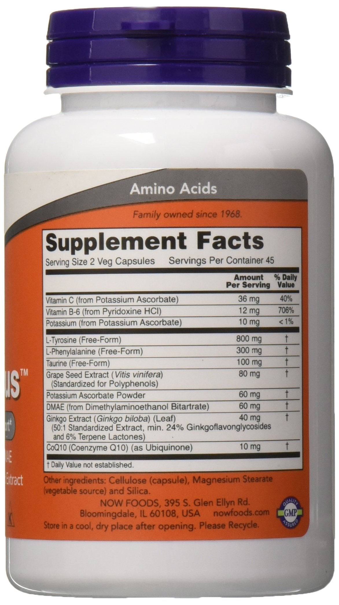 NOW Foods True Focus Capsules, 180
