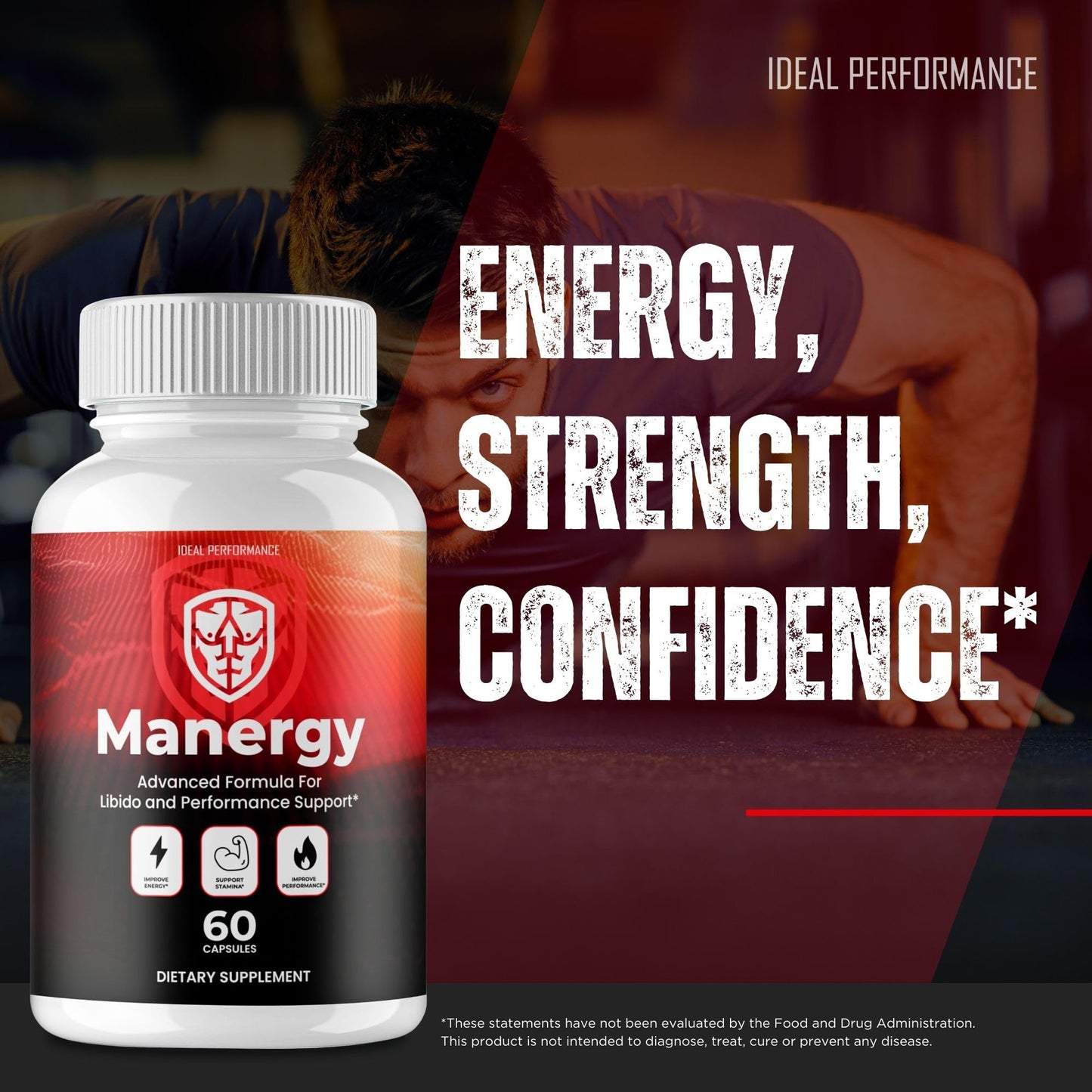 IDEAL PERFORMANCE Manergy Capsules 120 Count